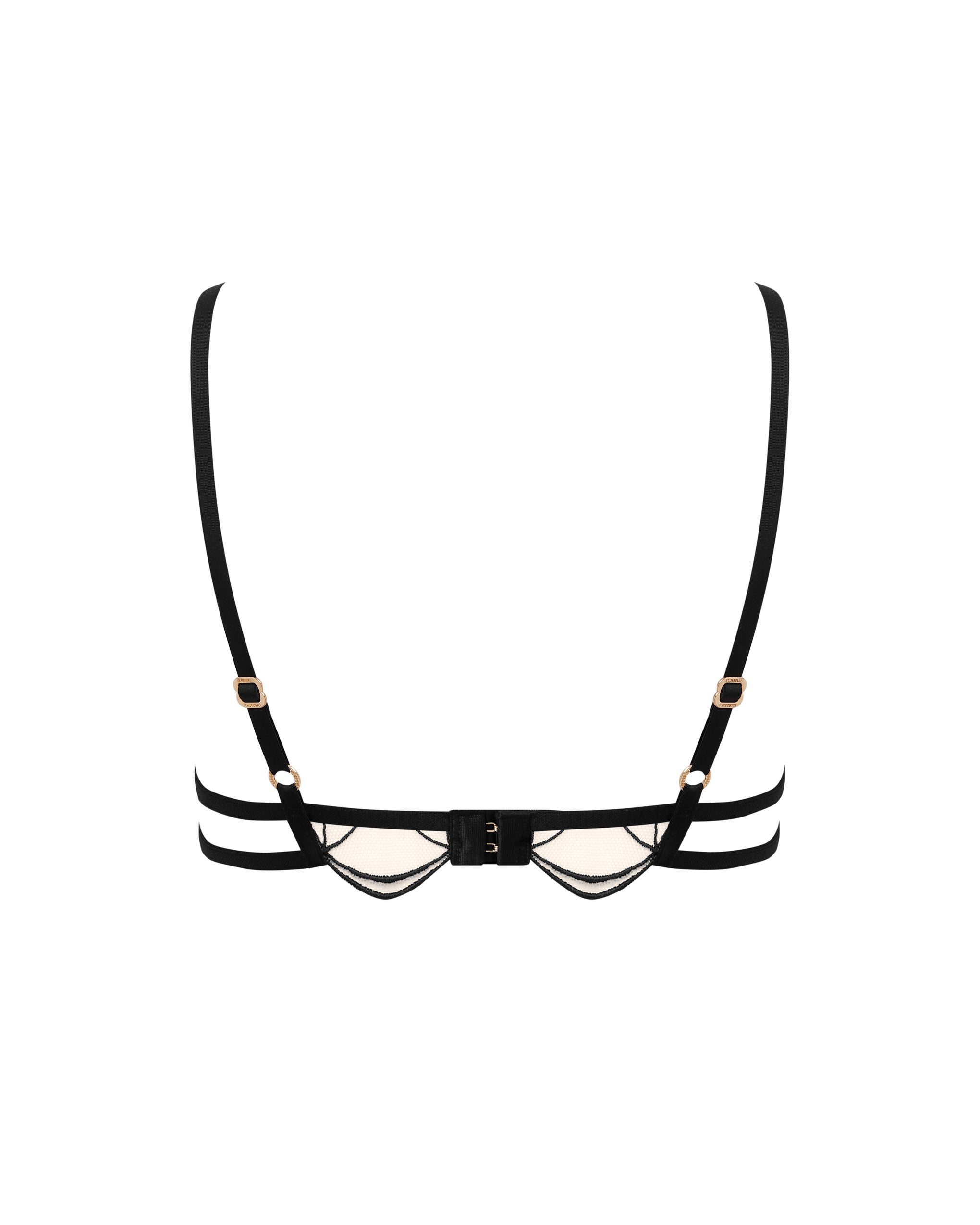 Soutien-gorge avec armatures Marceline Noir/Transparent