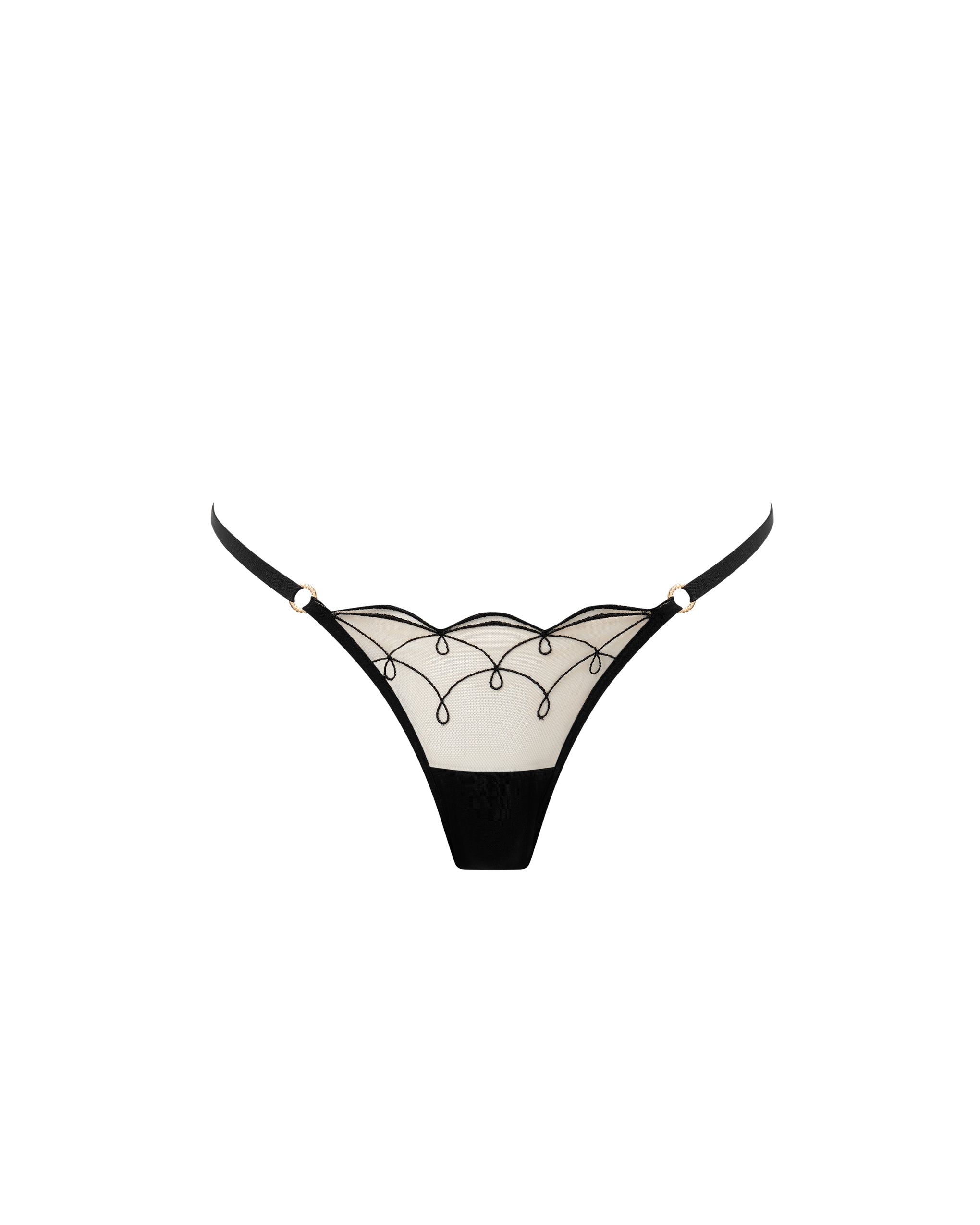 Culotte Marceline Noir/Transparent