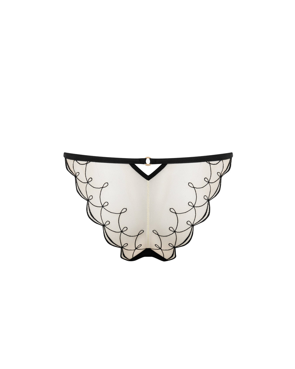 Culotte Marceline Noir/Transparent
