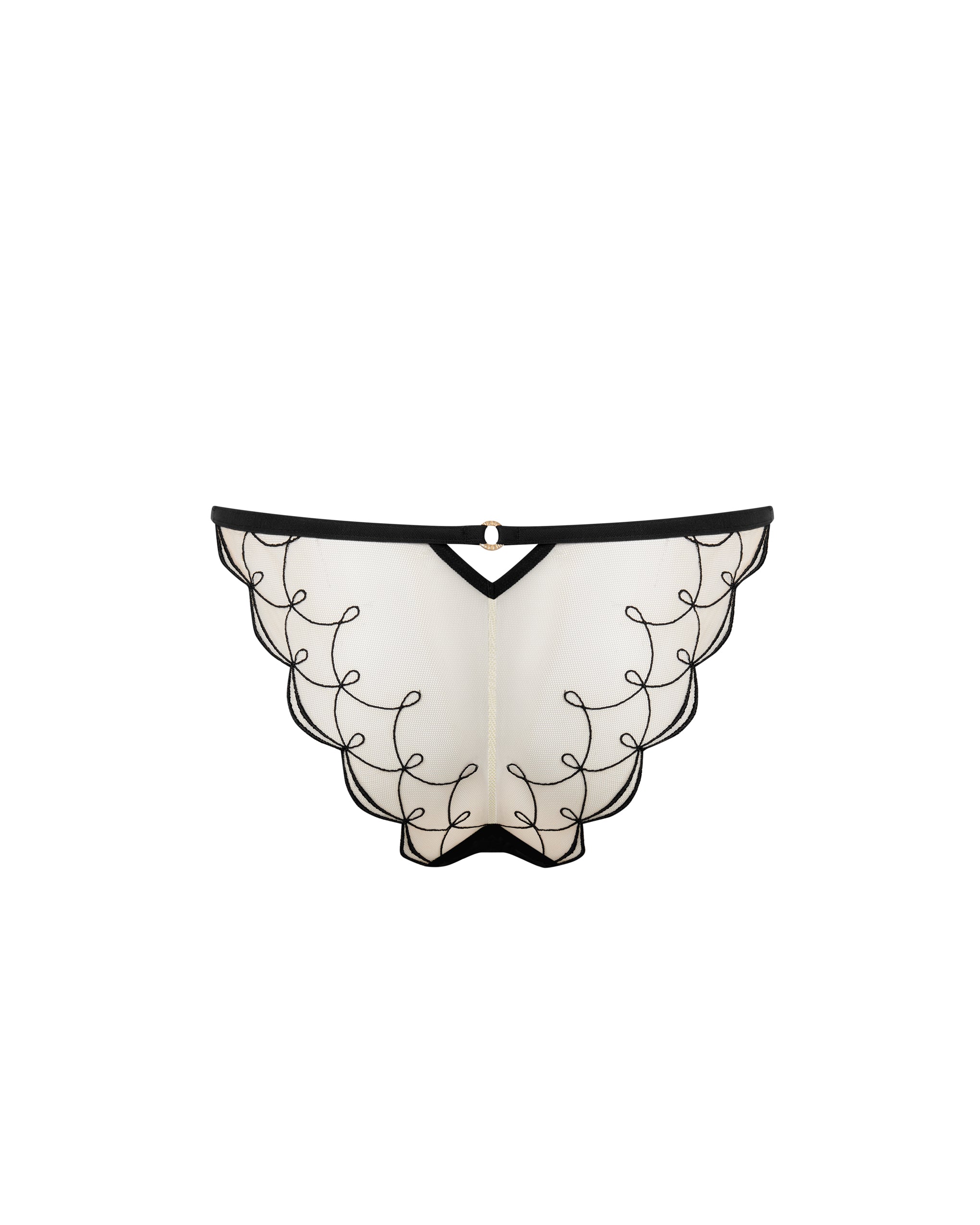 Culotte Marceline Noir/Transparent