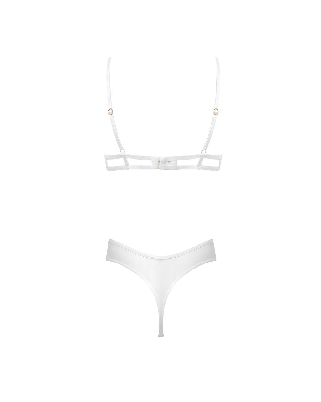 Body avec armatures Marisa Blanc/Transparent