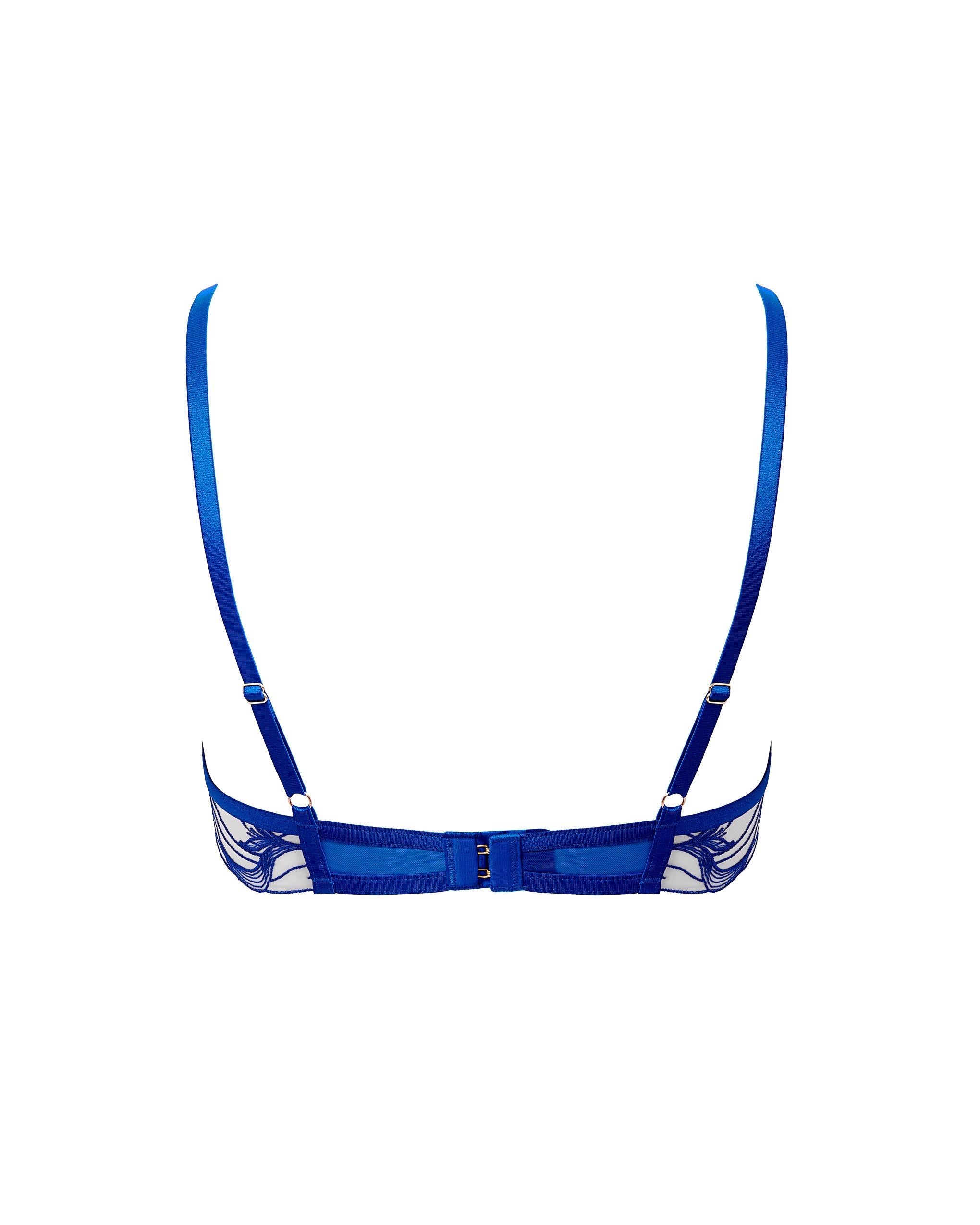 Soutien-gorge avec armatures Monique Bleu Égyptien/Transparent