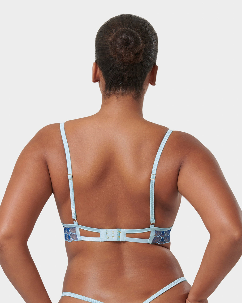 Soutien-gorge avec armatures Elina Bleu Égyptien/Bleu paradisiaque/Transparent