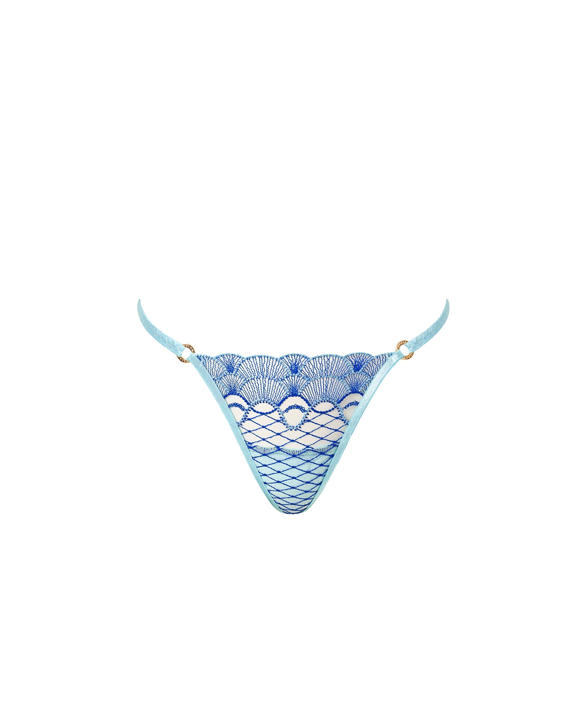 String Elina Bleu Égyptien/Bleu paradisiaque/Transparent
