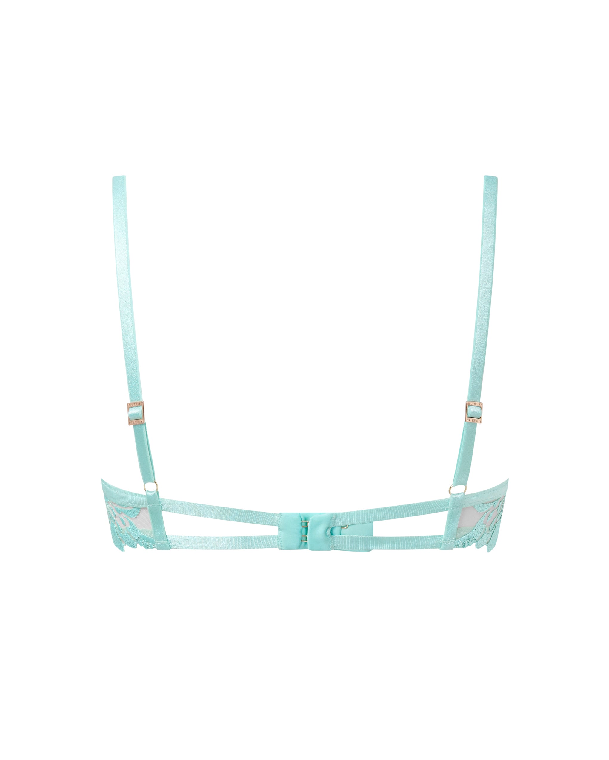Soutien-gorge avec armatures Leonora Bleu Paradisiaque/Transparent