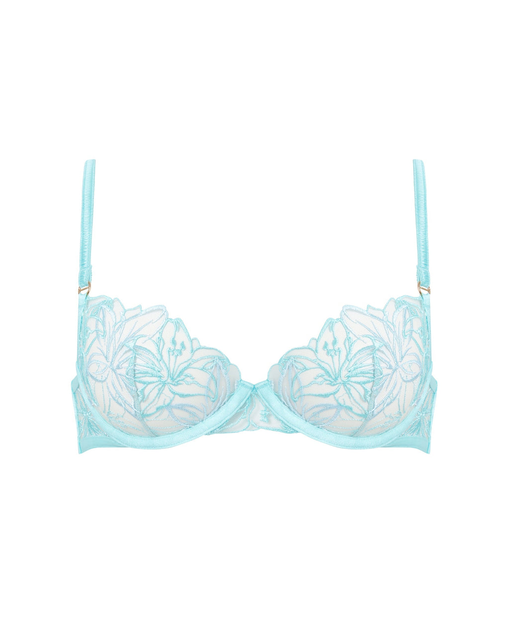 Soutien-gorge avec armatures Lilly Bleu Paradisiaque/Bleu Eau Glacée/Transparent