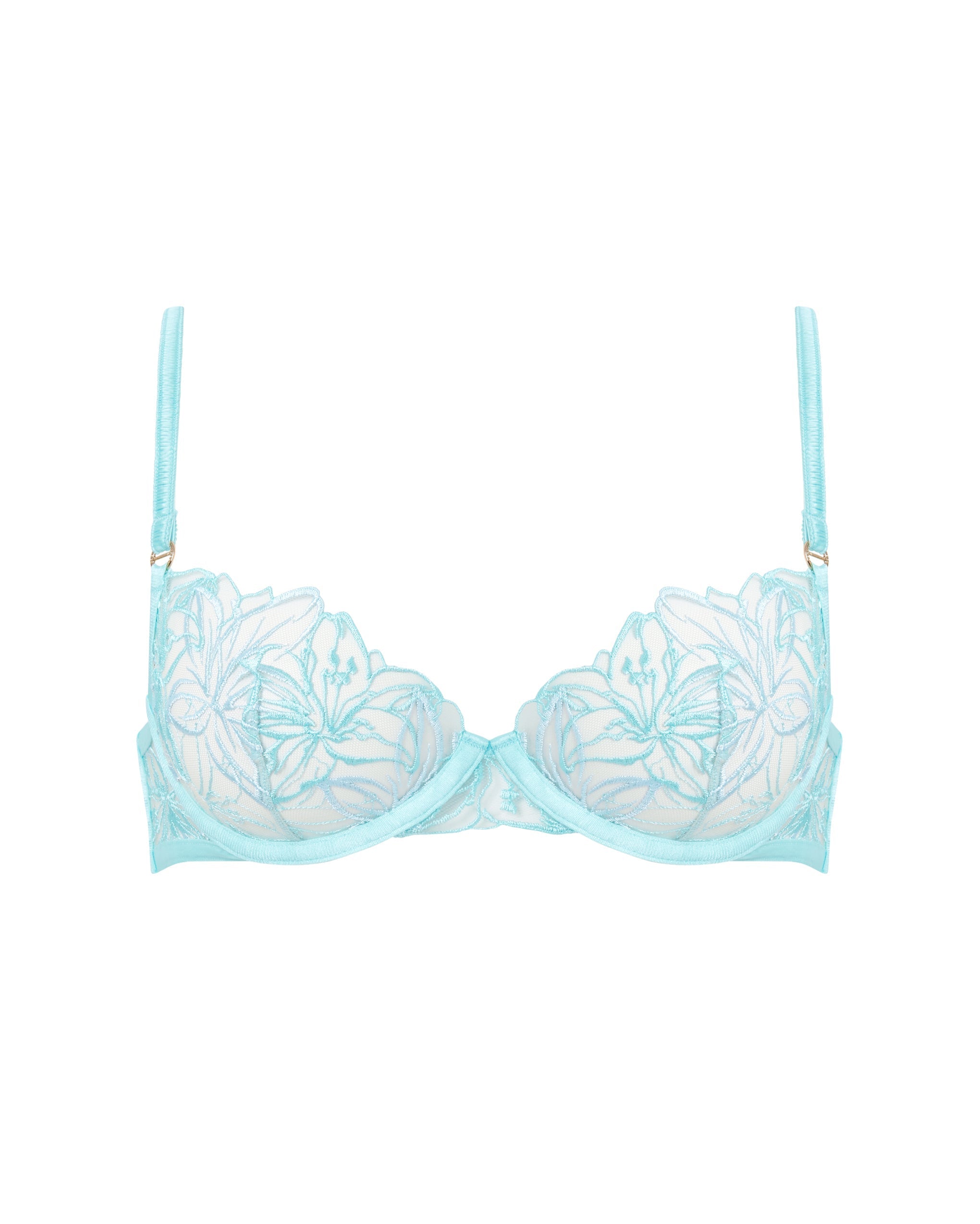 Soutien-gorge avec armatures Lilly Bleu Paradisiaque/Bleu Eau Glacée/Transparent