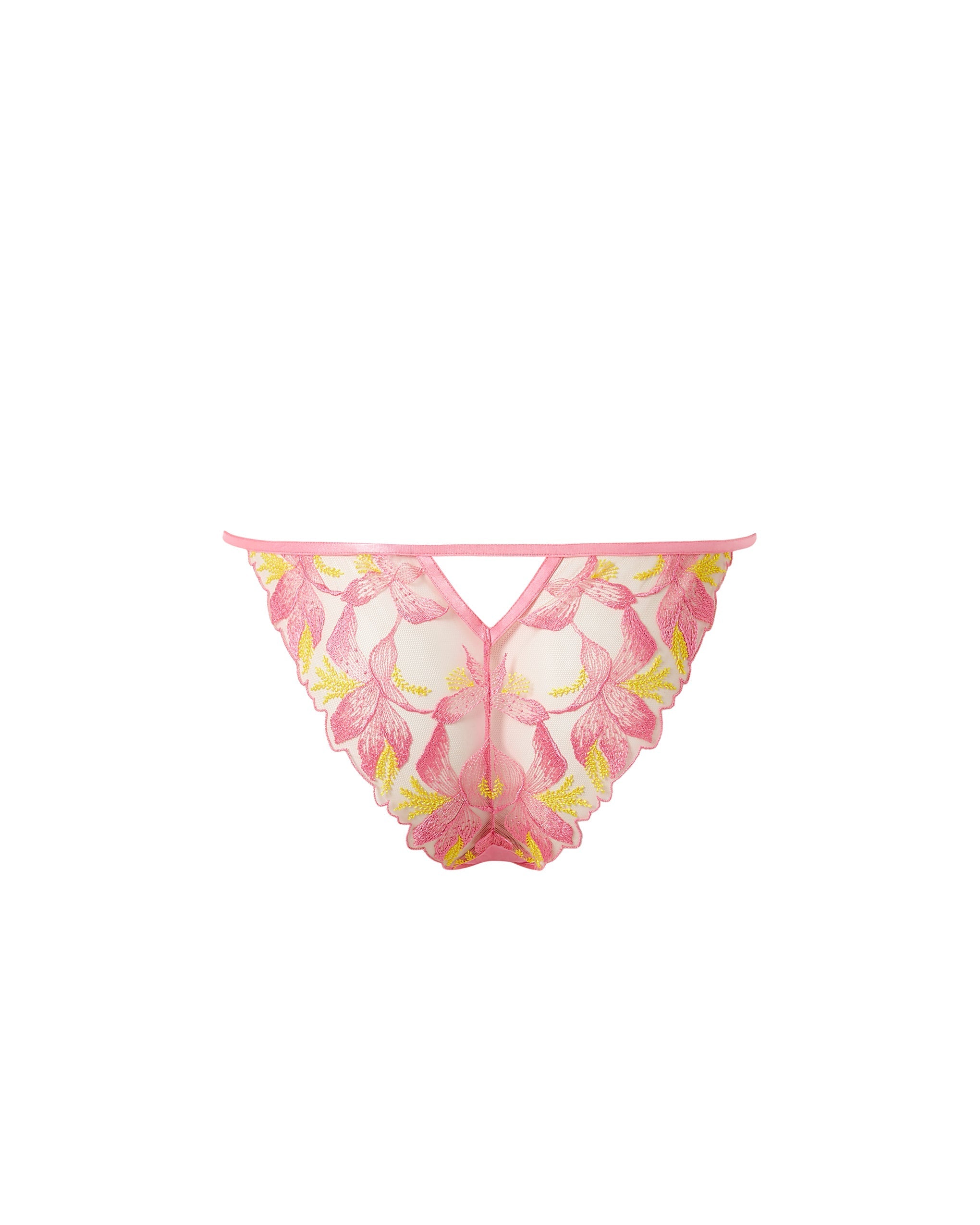 Culotte Patrice Rose/Jaune/Transparent
