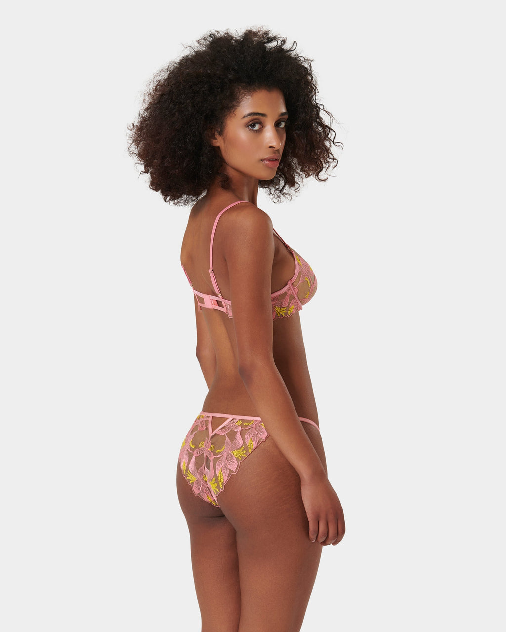 Culotte Patrice Rose/Jaune/Transparent