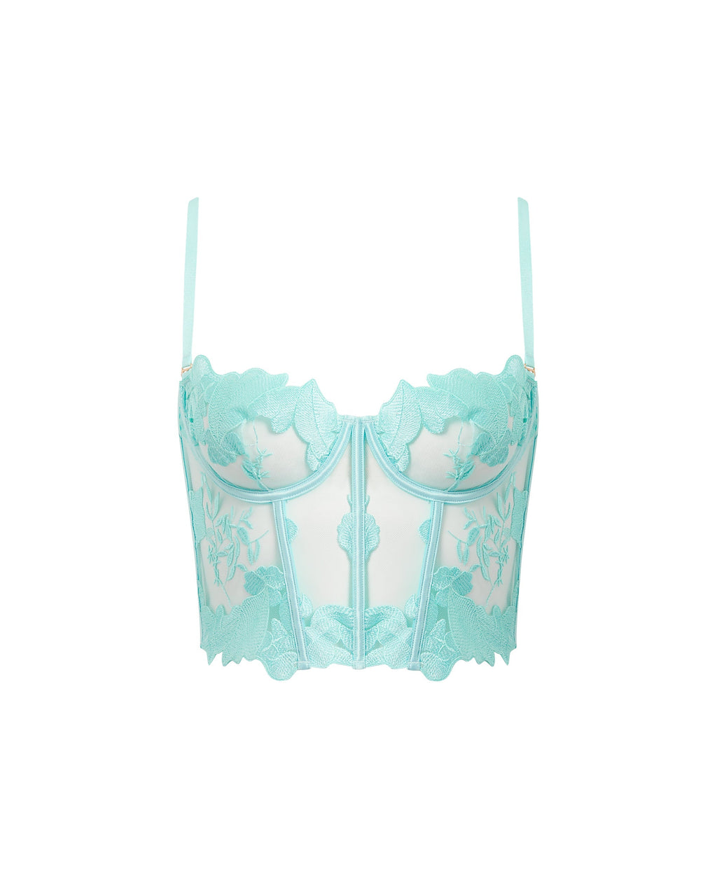 Bustier avec armatures Serenity Bleu Paradisiaque