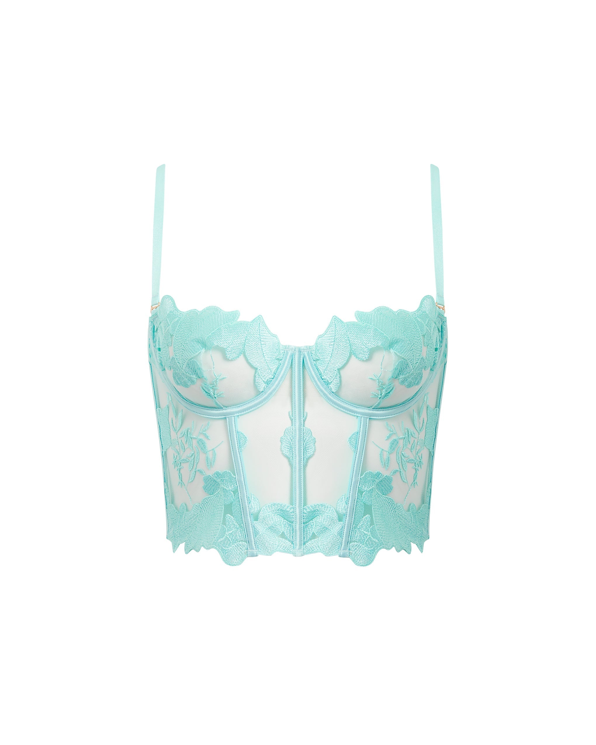Bustier avec armatures Serenity Bleu Paradisiaque