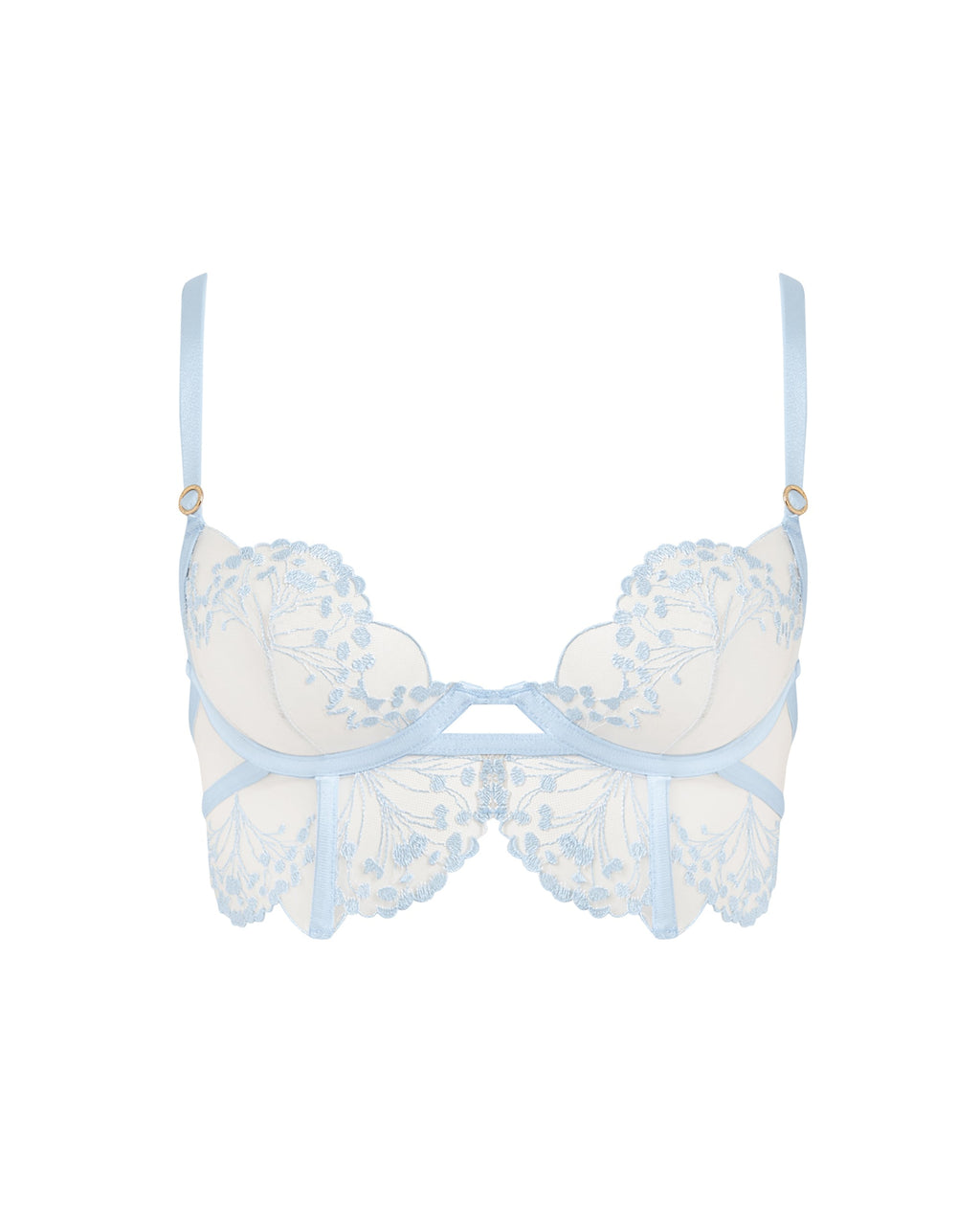 Soutien-gorge avec armatures Marisa Bleu Eau Glacée/Transparent