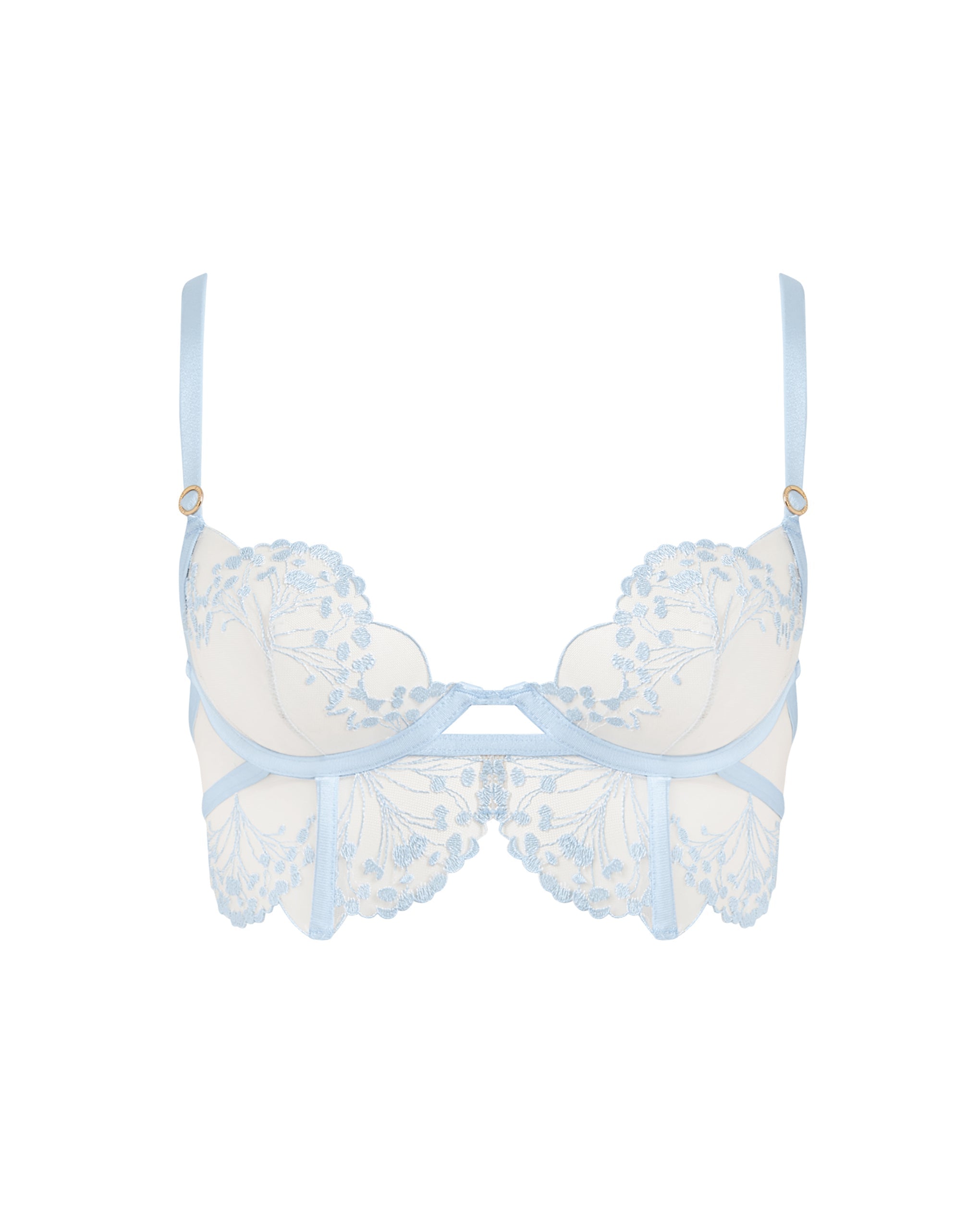 Soutien-gorge avec armatures Marisa Bleu Eau Glacée/Transparent