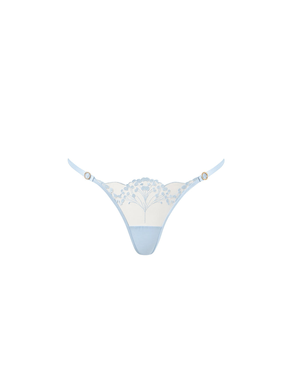String Marisa Bleu Eau Glacée/Transparent