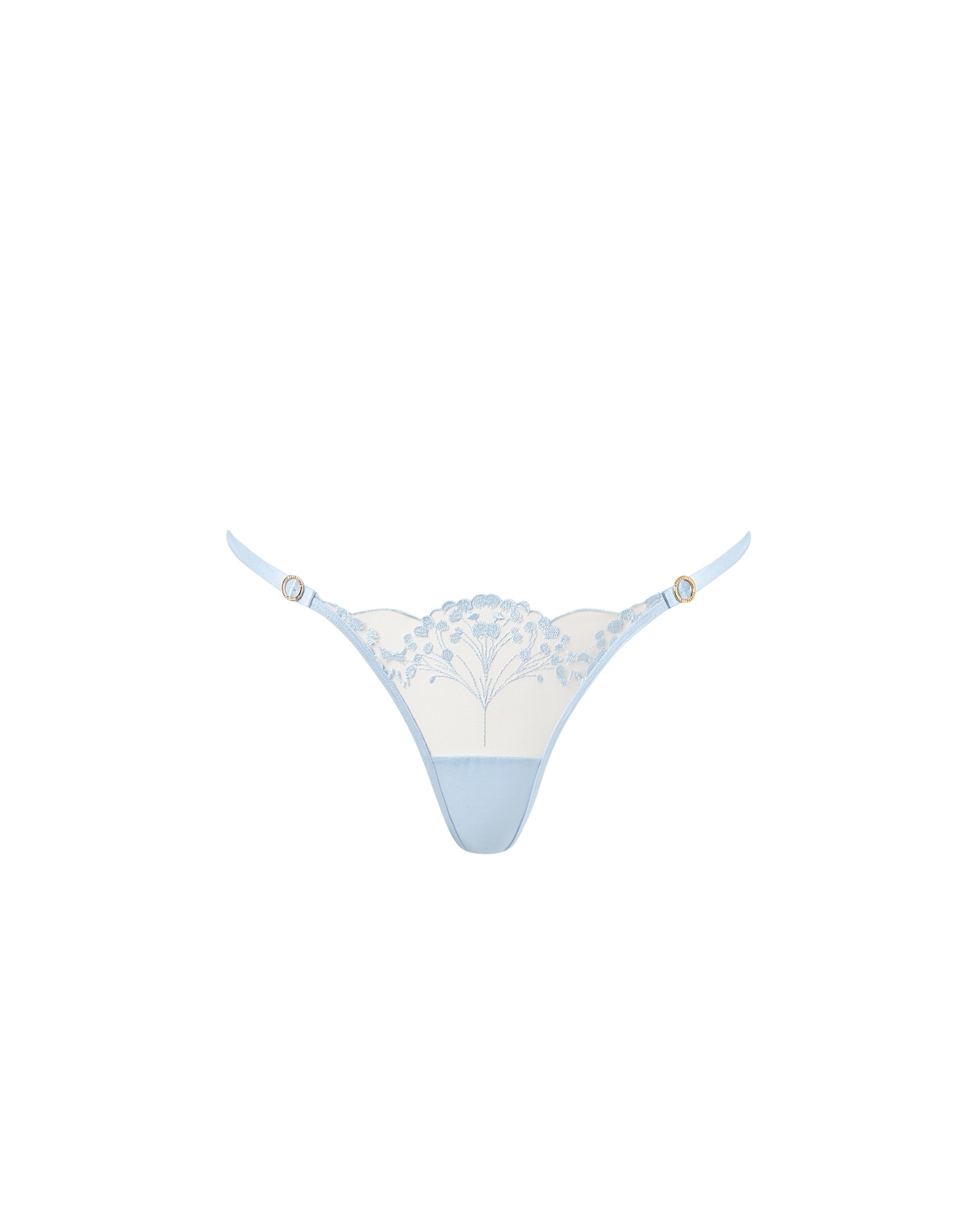 String Marisa Bleu Eau Glacée/Transparent