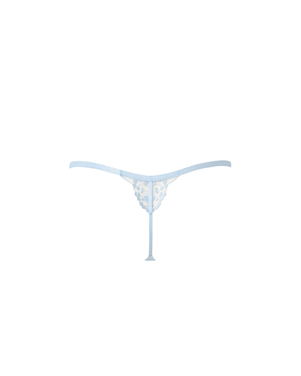String Marisa Bleu Eau Glacée/Transparent