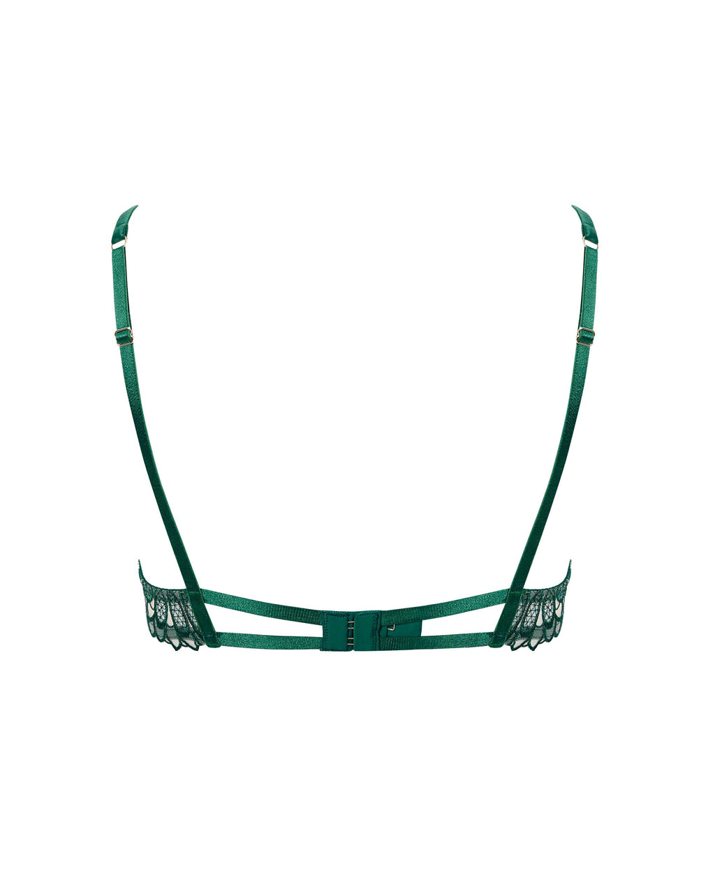 Soutien-gorge Transparent Floral Amaris Vert