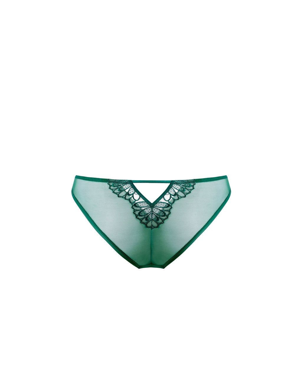 Culotte Transparent Floral Amaris Vert