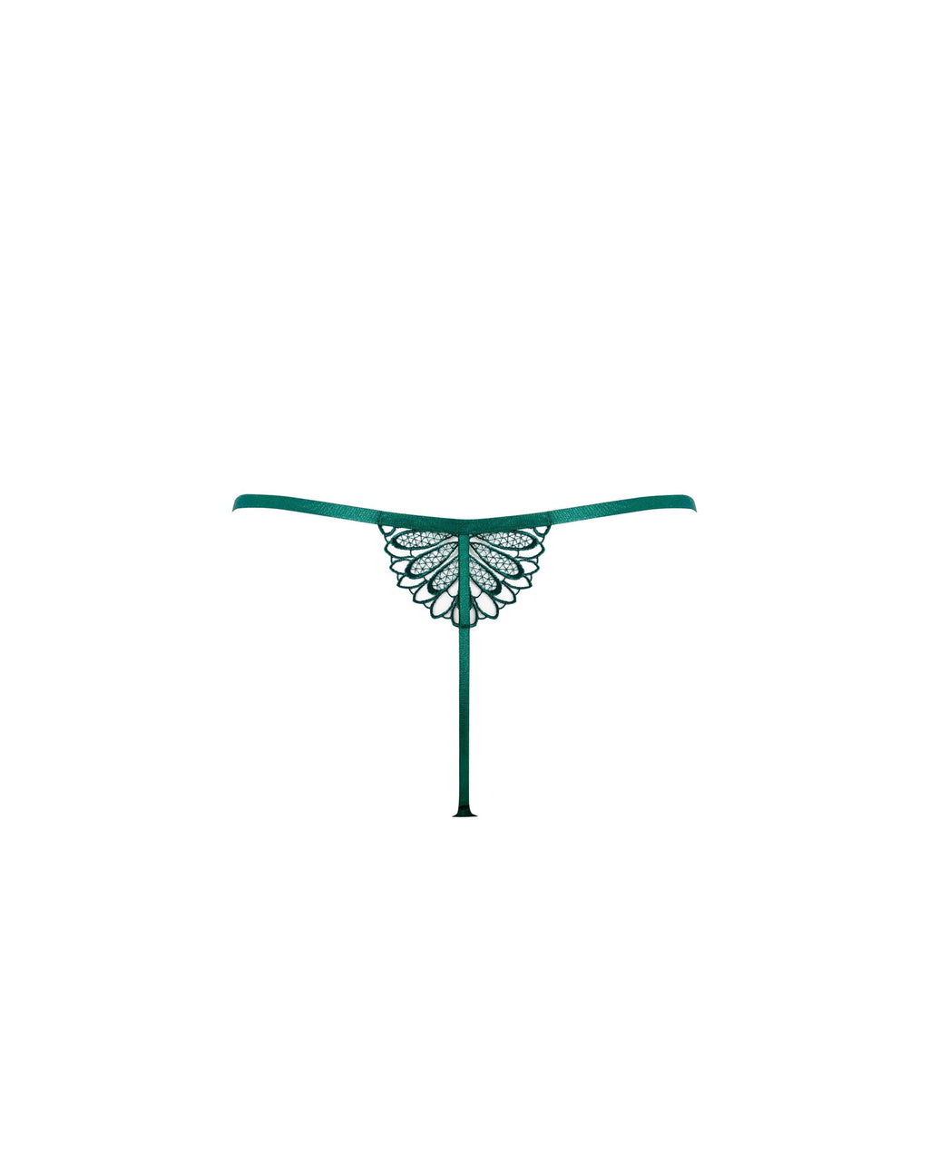 String Transparent Floral Amaris Vert