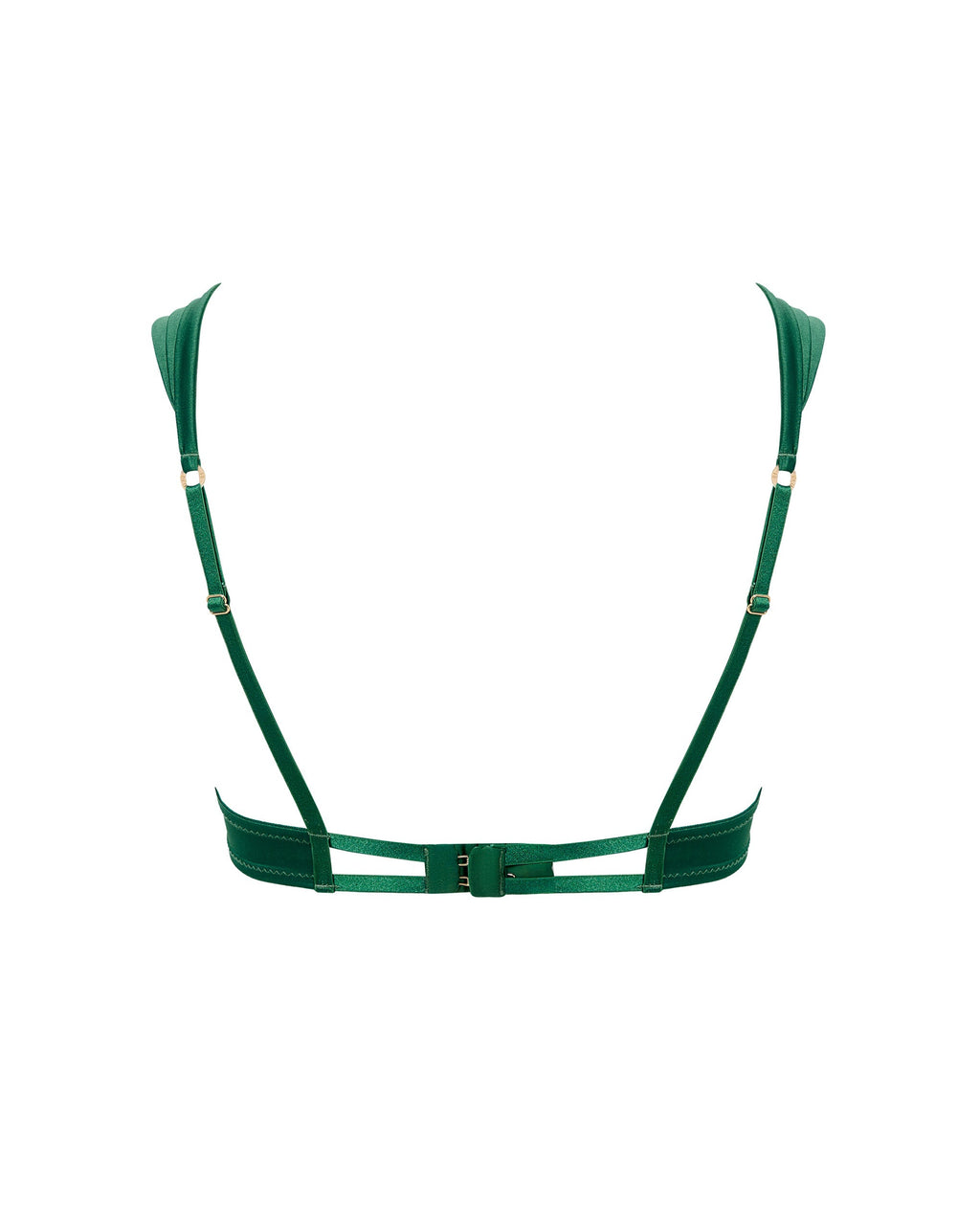 Soutien-gorge Moulant en Satin Octavia Vert