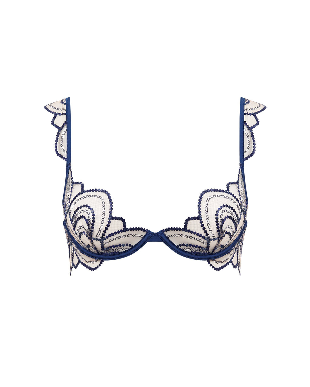 Soutien-gorge Soraya Brodé Transparent Bleu