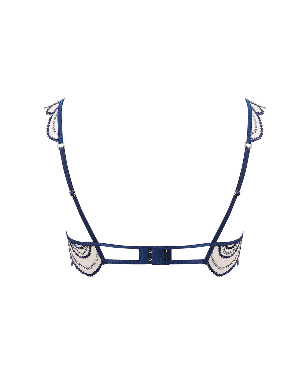 Soutien-gorge Soraya Brodé Transparent Bleu