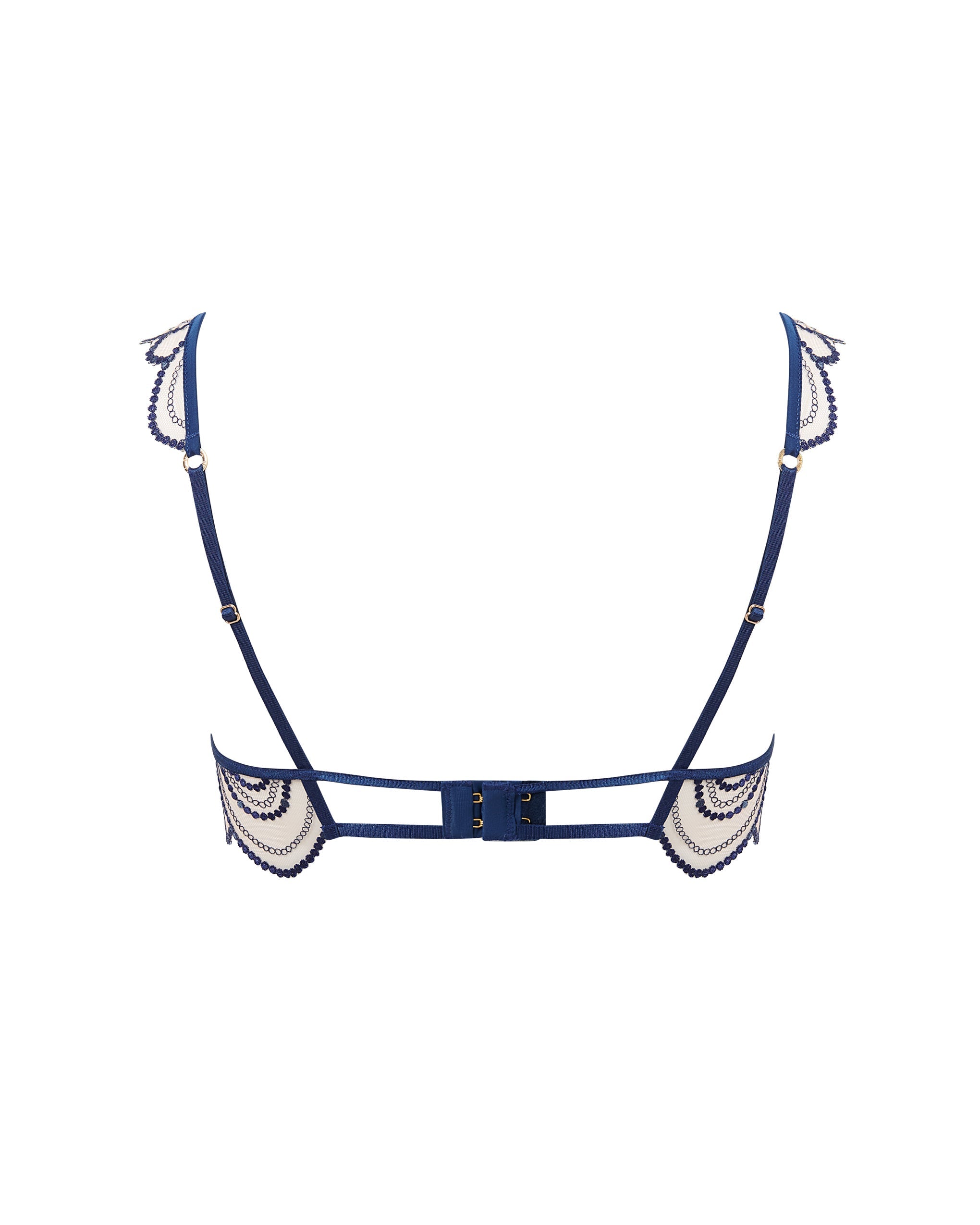 Soutien-gorge Soraya Brodé Transparent Bleu
