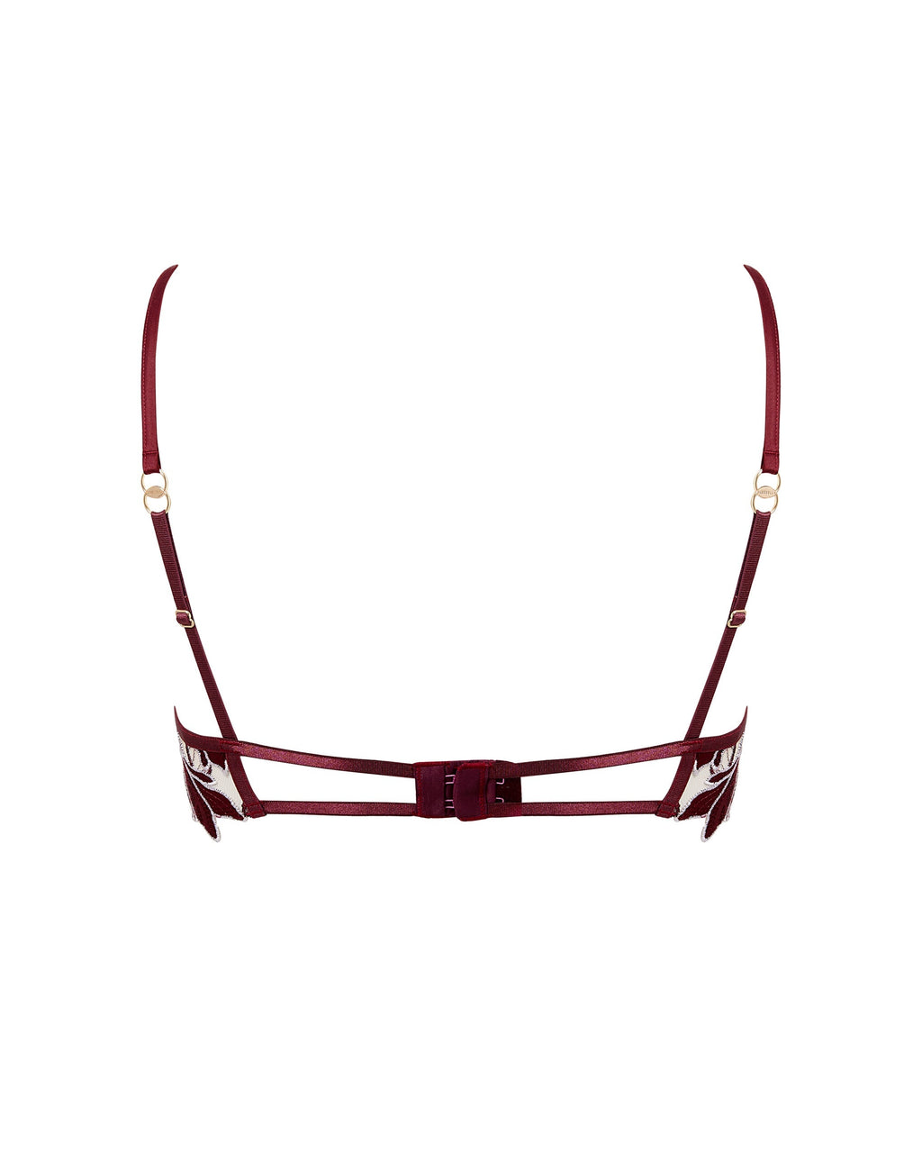 Soutien-gorge long Brodé Geneva Cerise