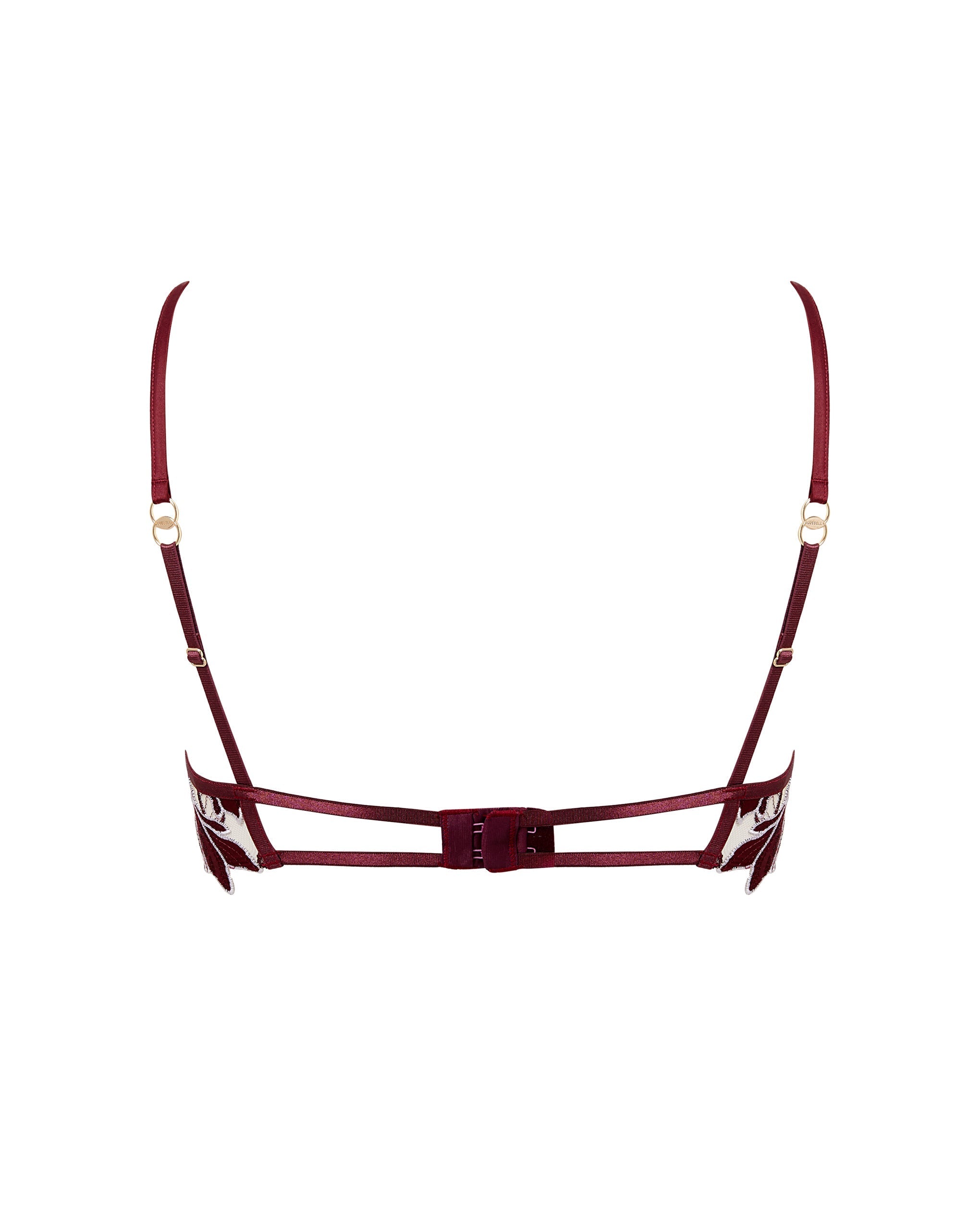 Soutien-gorge long Brodé Geneva Cerise