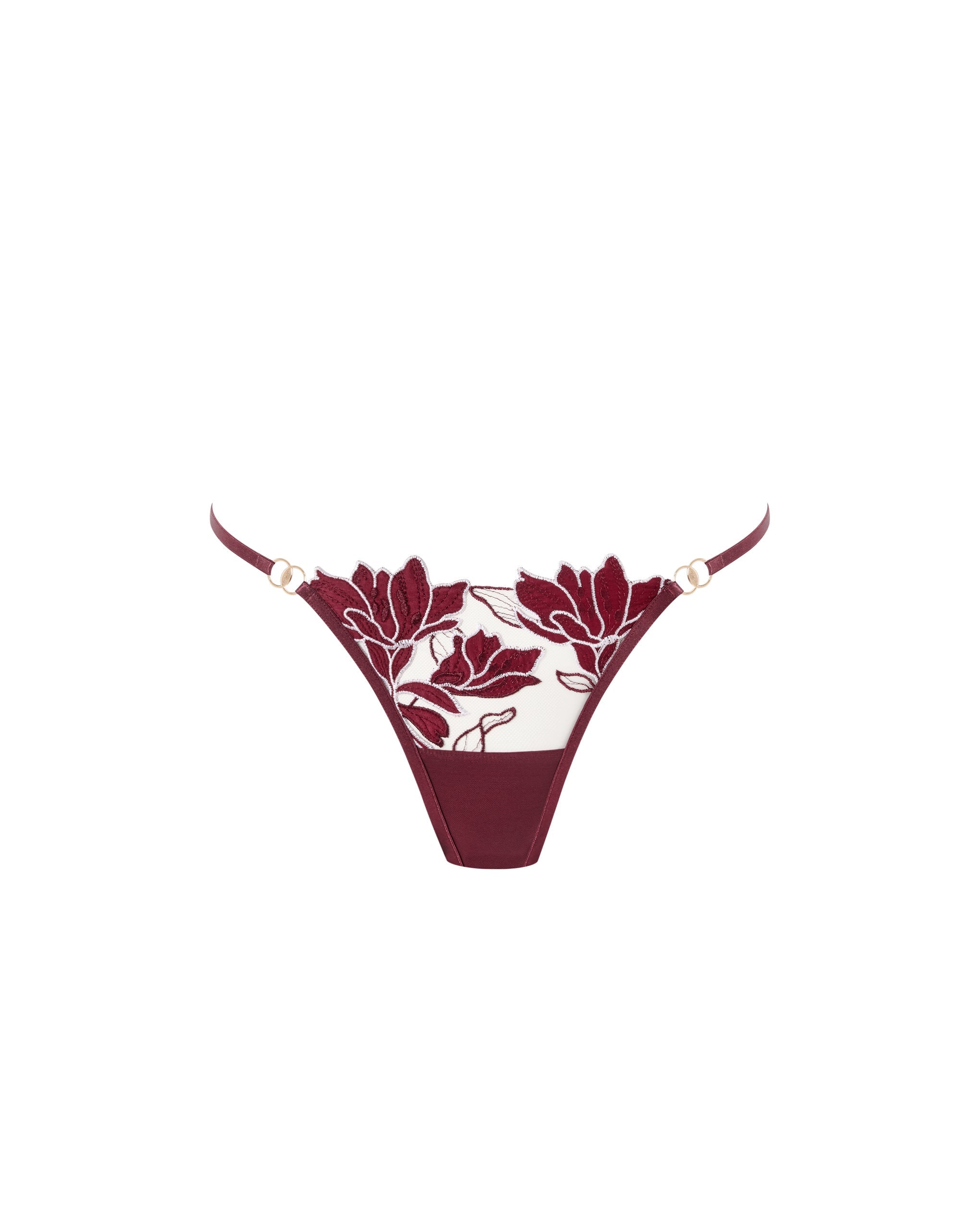 Culotte Brodé Floral Geneva Cerise