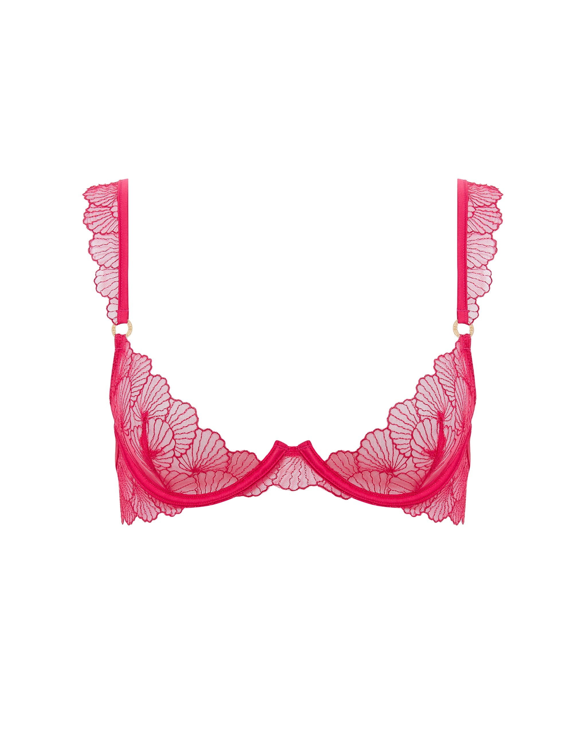 Soutien-gorge Vermont Brodé Transparent Rose