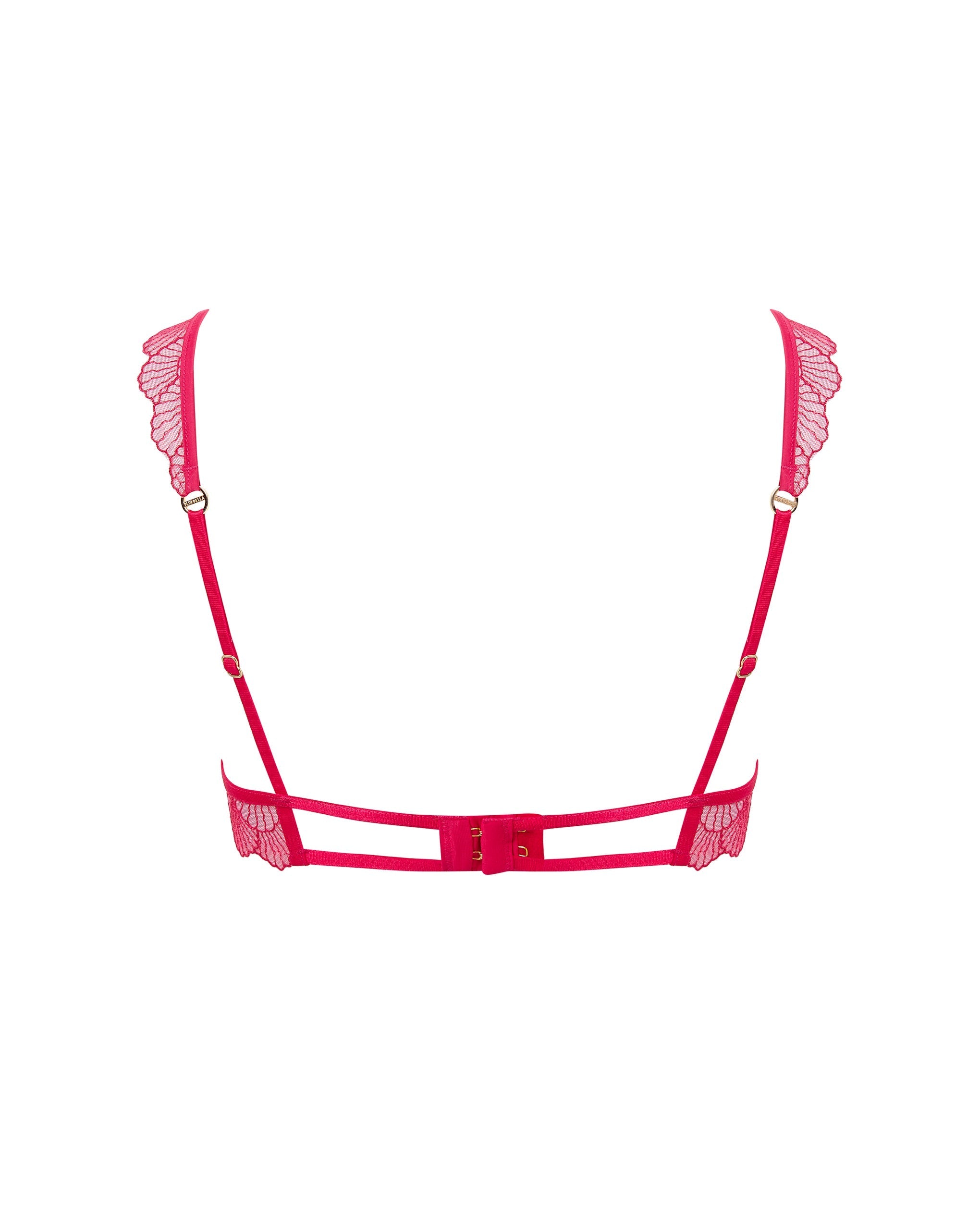 Soutien-gorge Vermont Brodé Transparent Rose