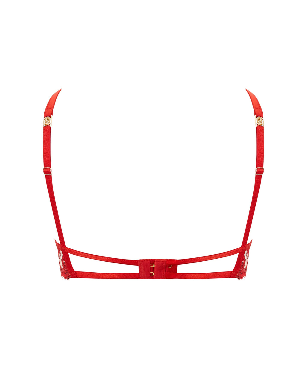 Soutien-gorge Long Brodé Lavanya Rouge