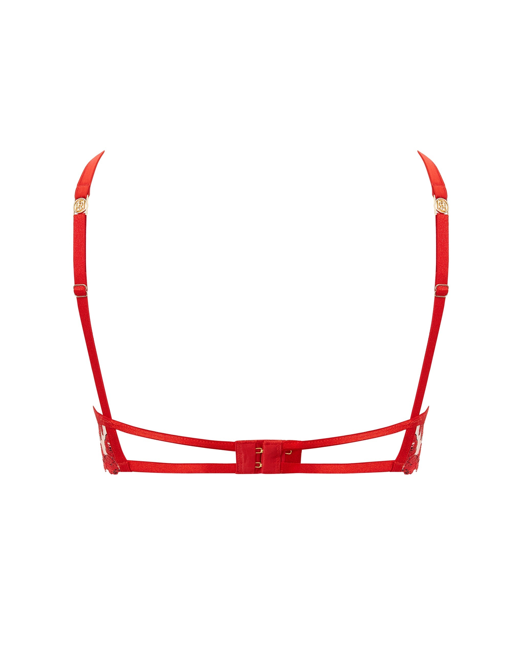 Soutien-gorge Long Brodé Lavanya Rouge