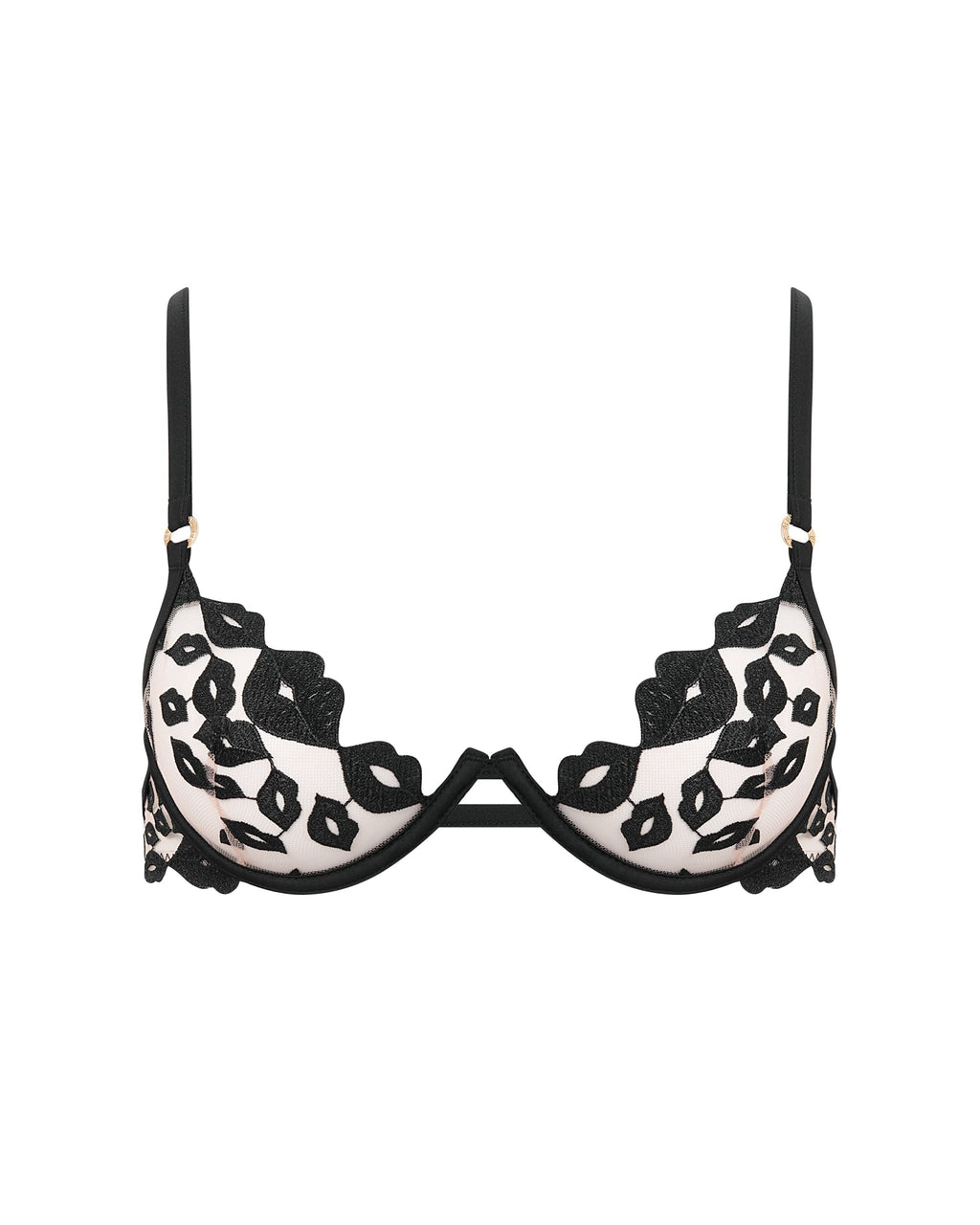 Soutien-gorge Brodé Marian Noir