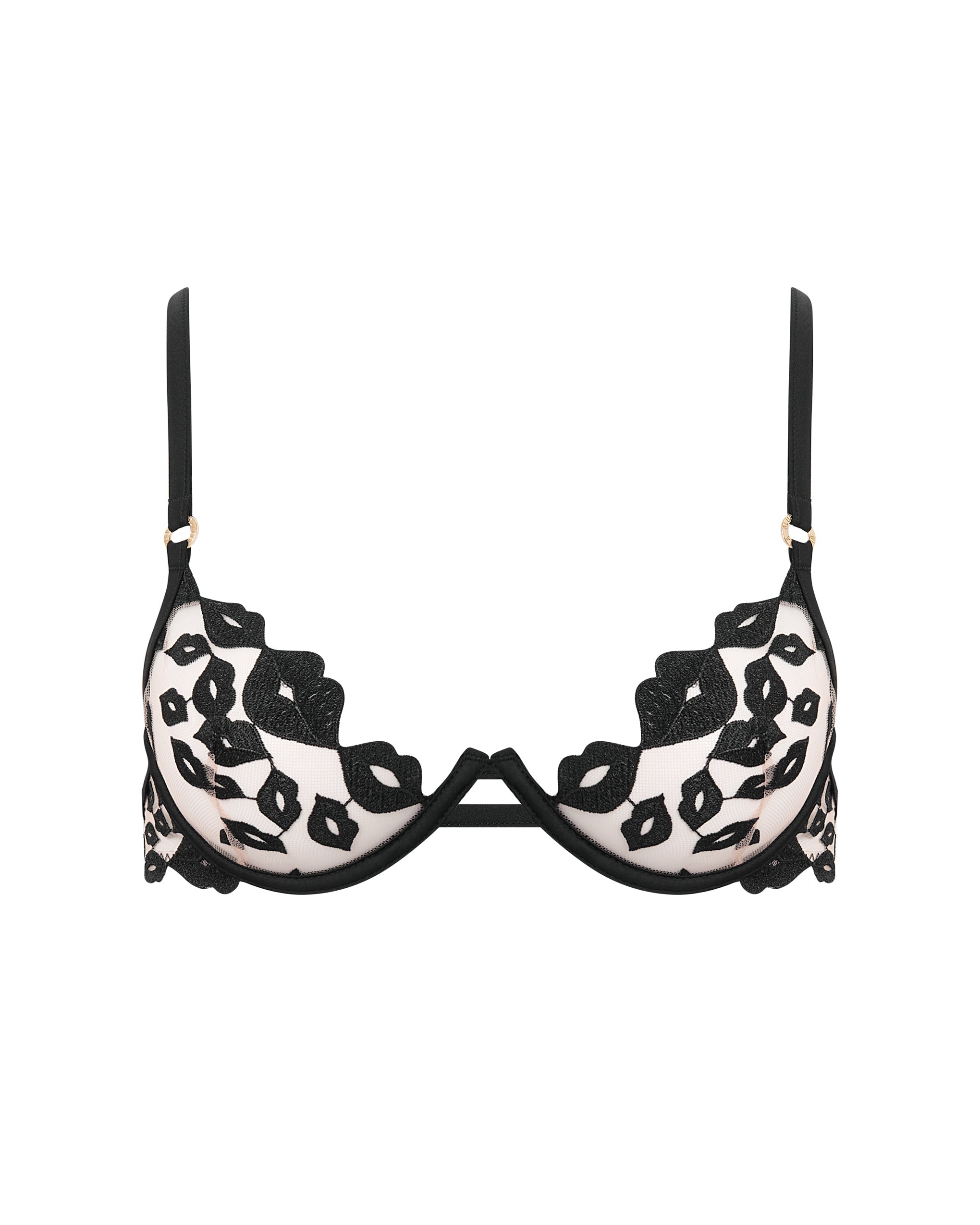 Soutien-gorge Brodé Marian Noir