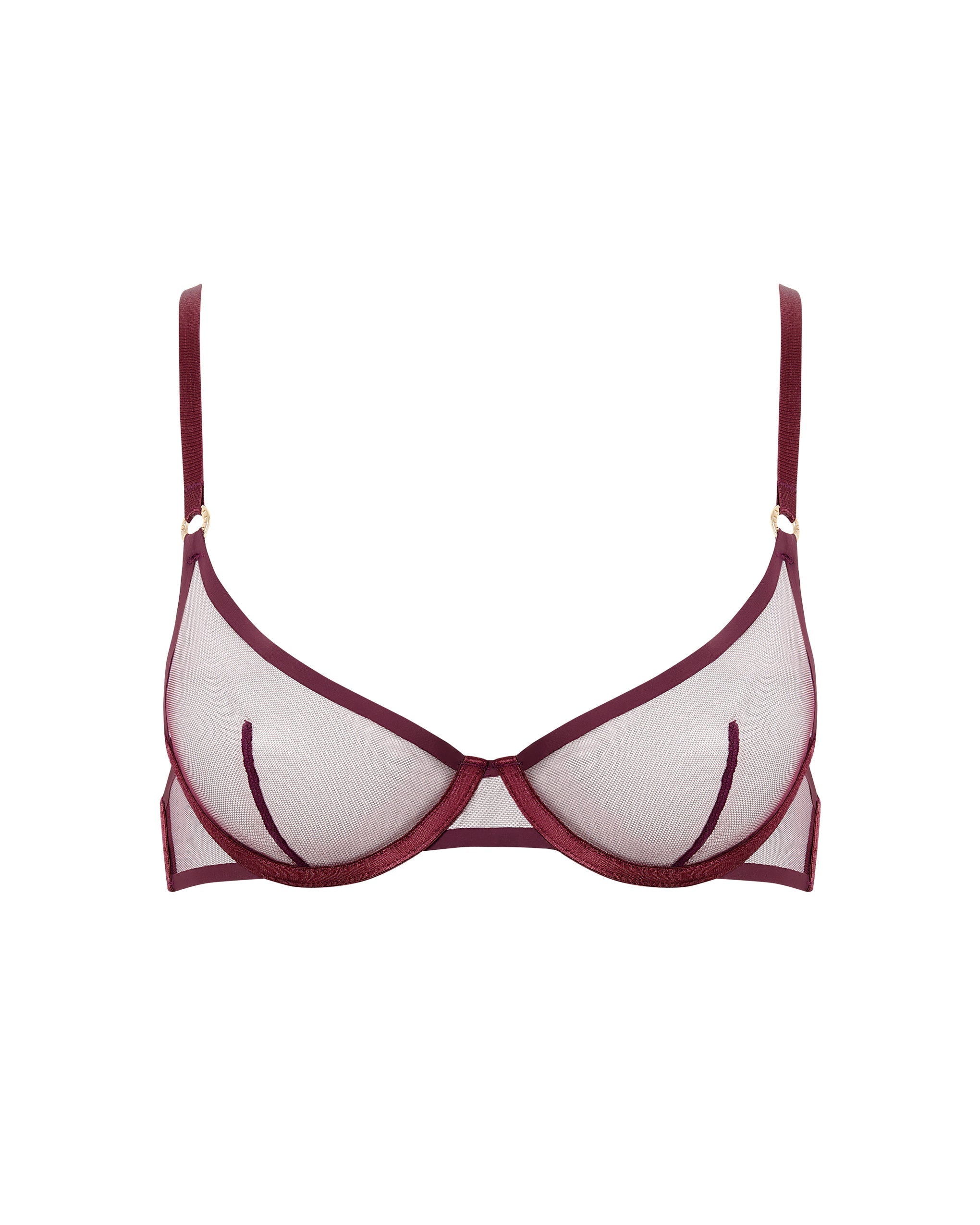 Soutien-gorge Naomi en Résille Cerise