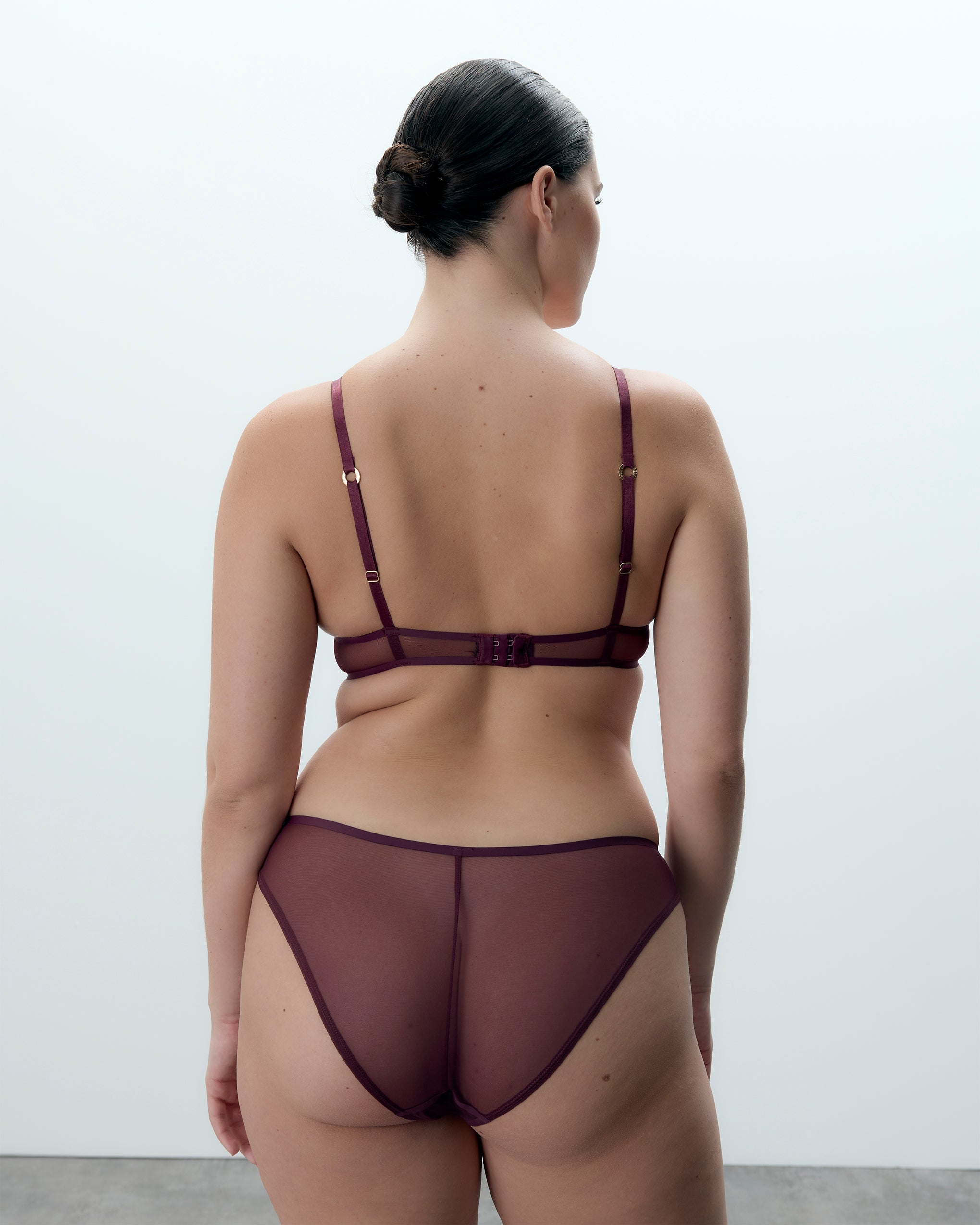 Soutien-gorge Naomi en Résille Cerise