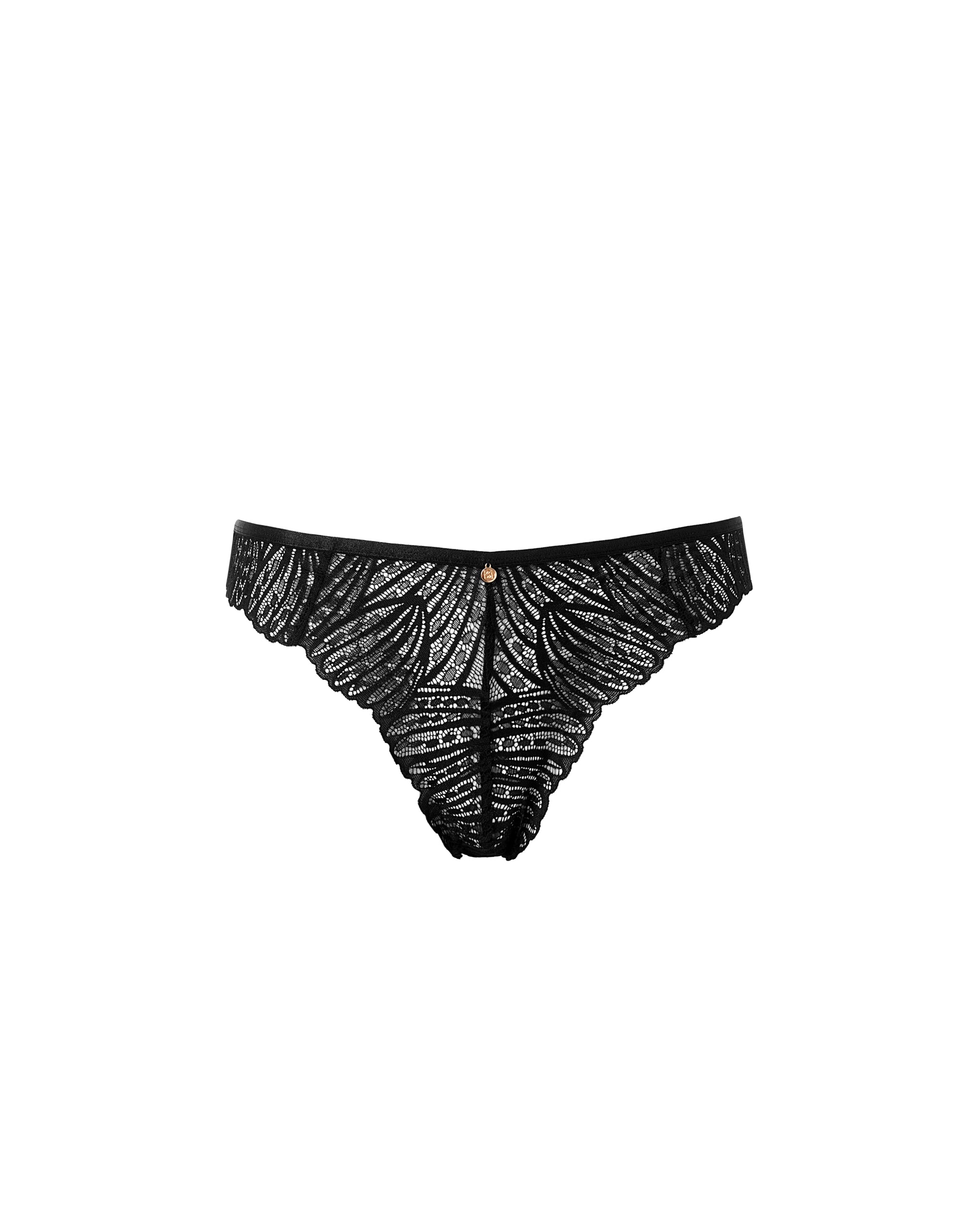 String en Dentelle Peyton Noir