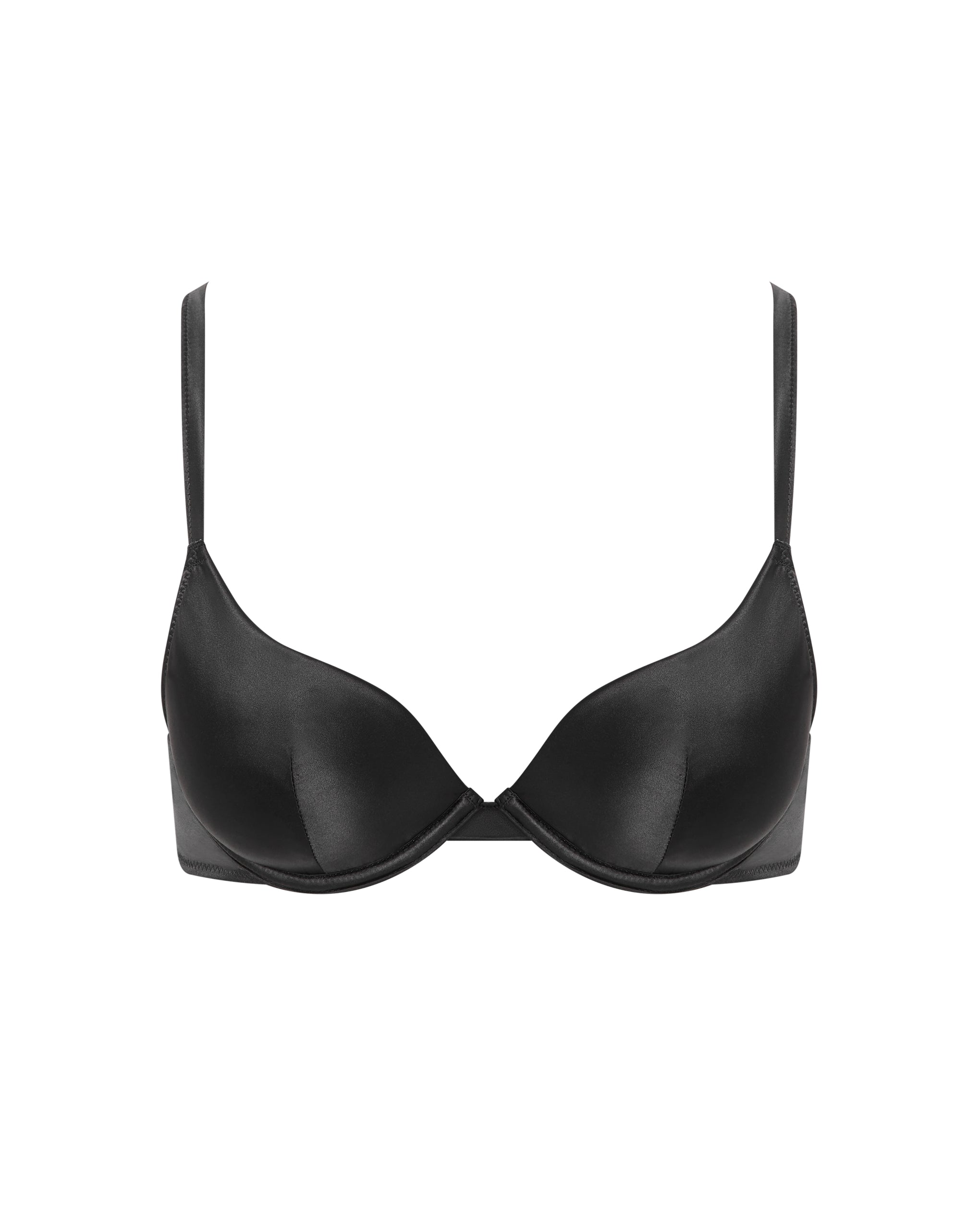 Soutien-gorge Push-up Verona en Satin Noir
