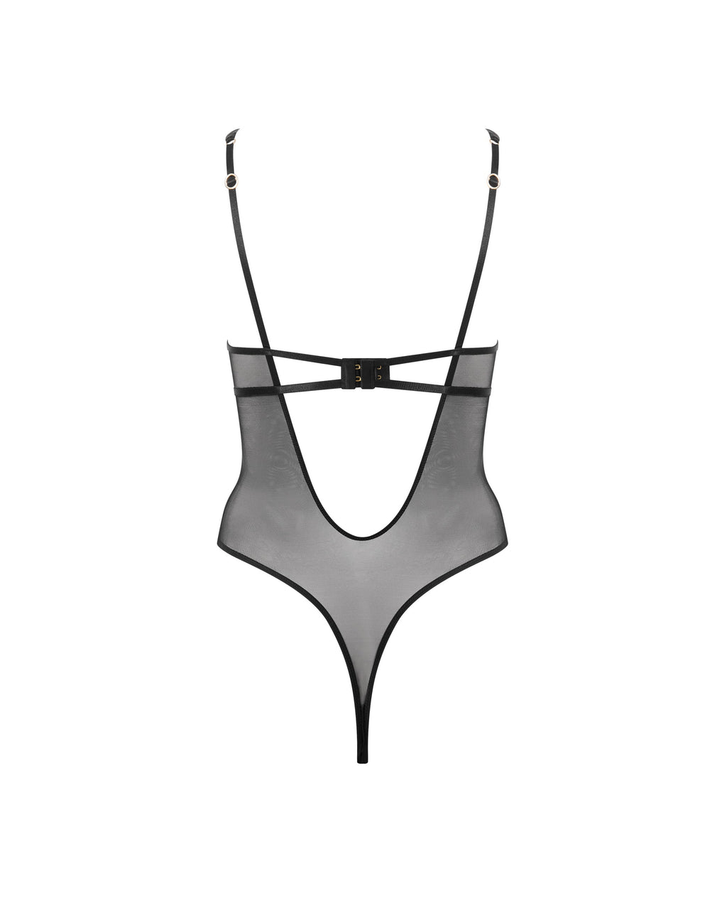 Body Push-up Verona en Satin Noir