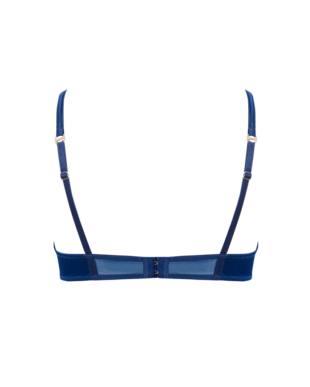 Soutien-gorge Push-up Verona en Satin Bleu Marine