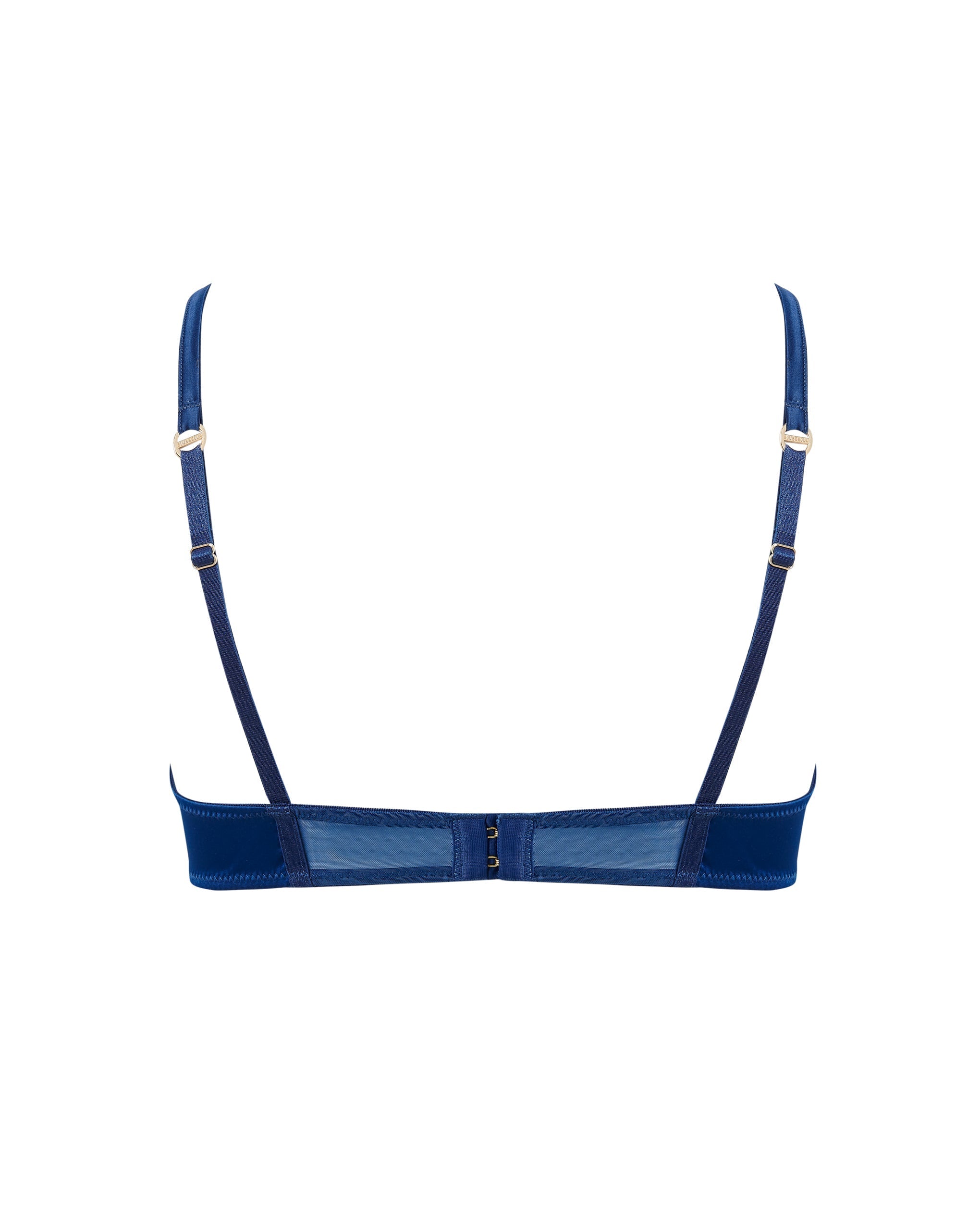Soutien-gorge Push-up Verona en Satin Bleu Marine