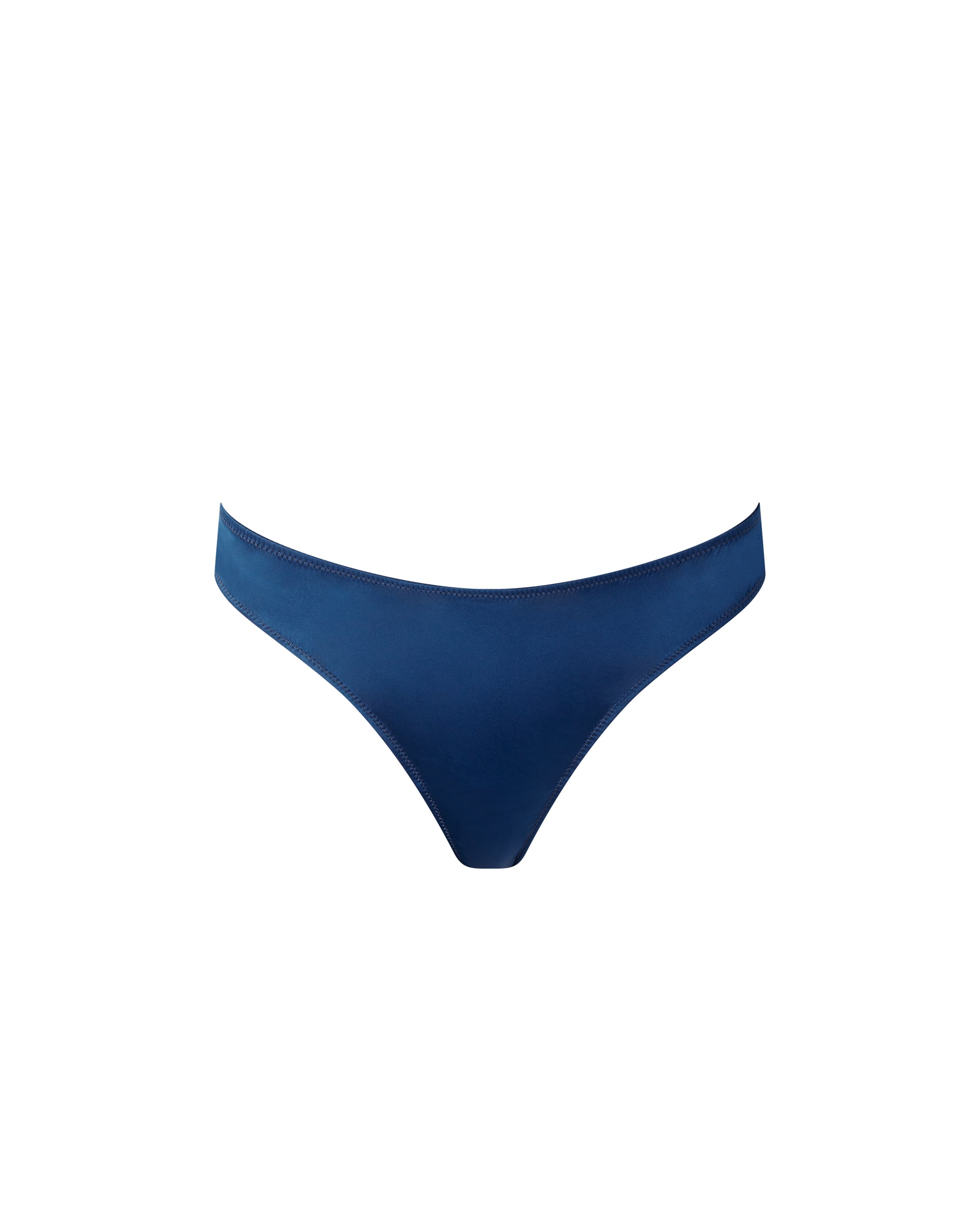 Culotte Verona en Satin Bleu Marine