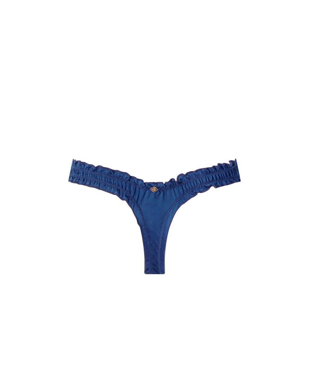 String Verona Cadeau en Satin Bleu Marine