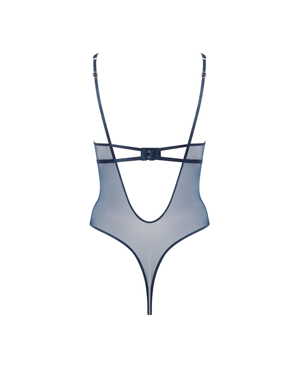 Body Push-up Verona en Satin Bleu Marine