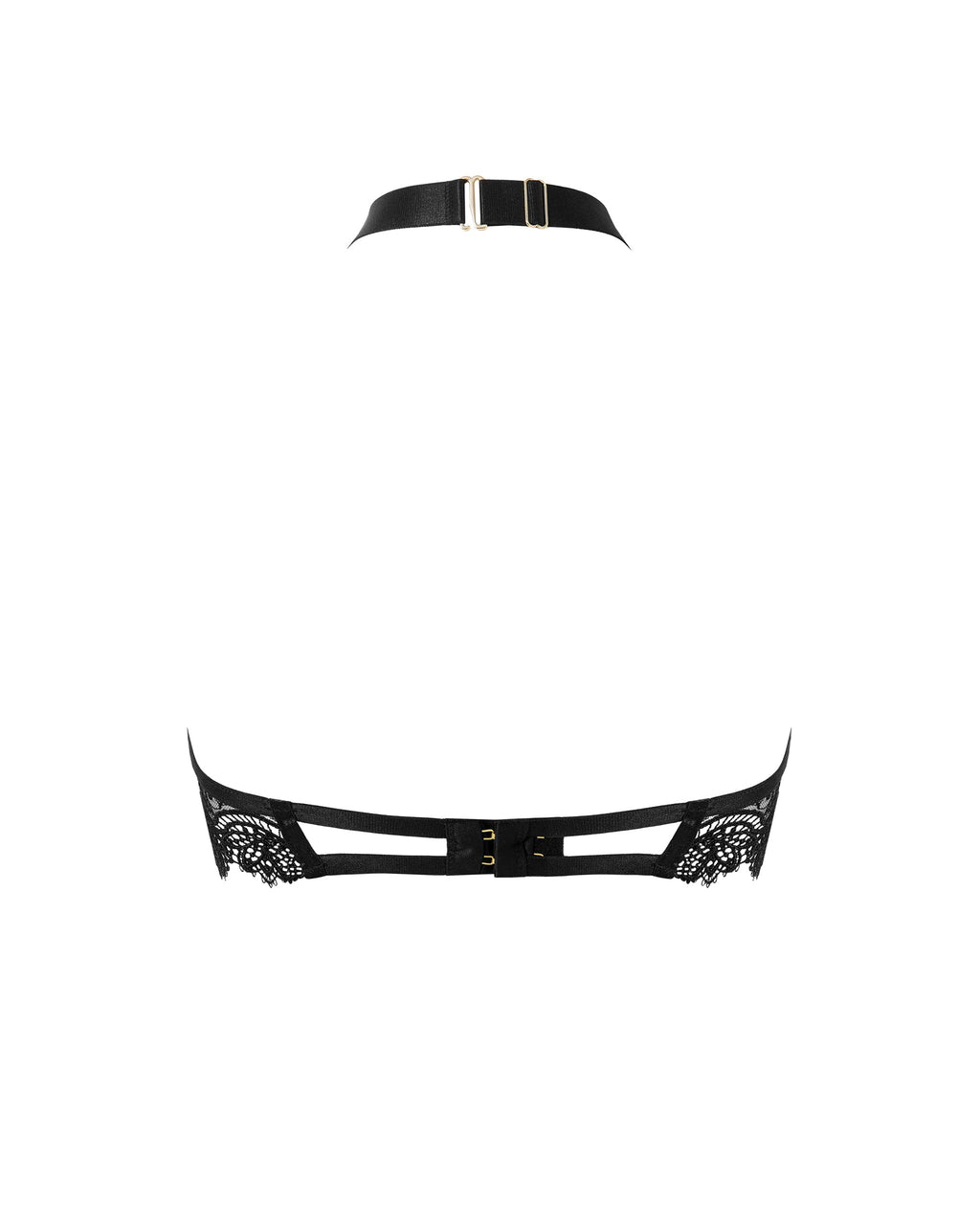 Soutien-gorge Ouvert à harnais Arella Noir