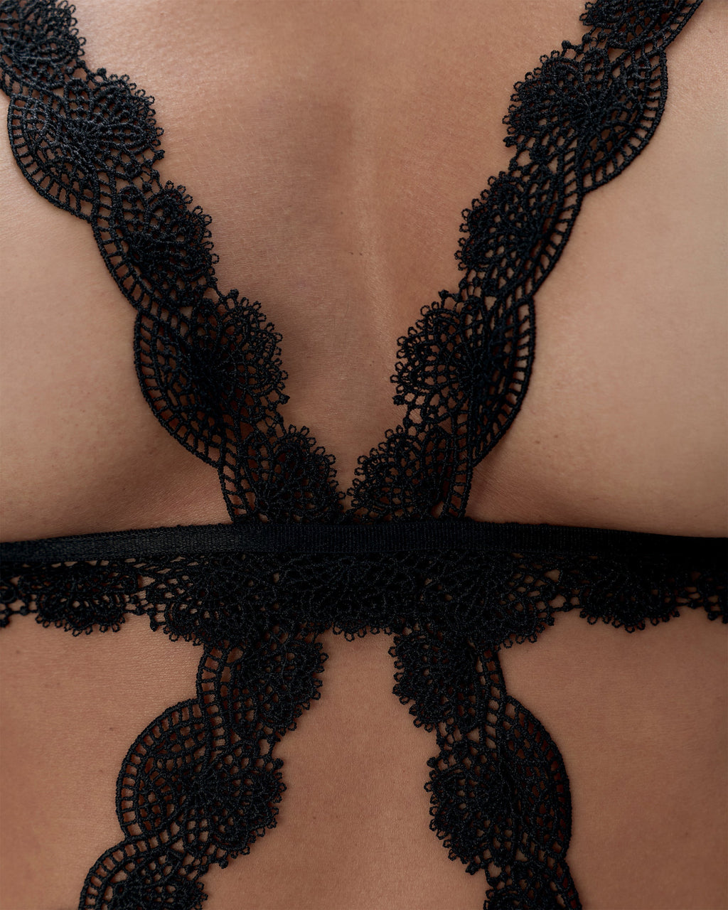 Body ouvert Arella Noir