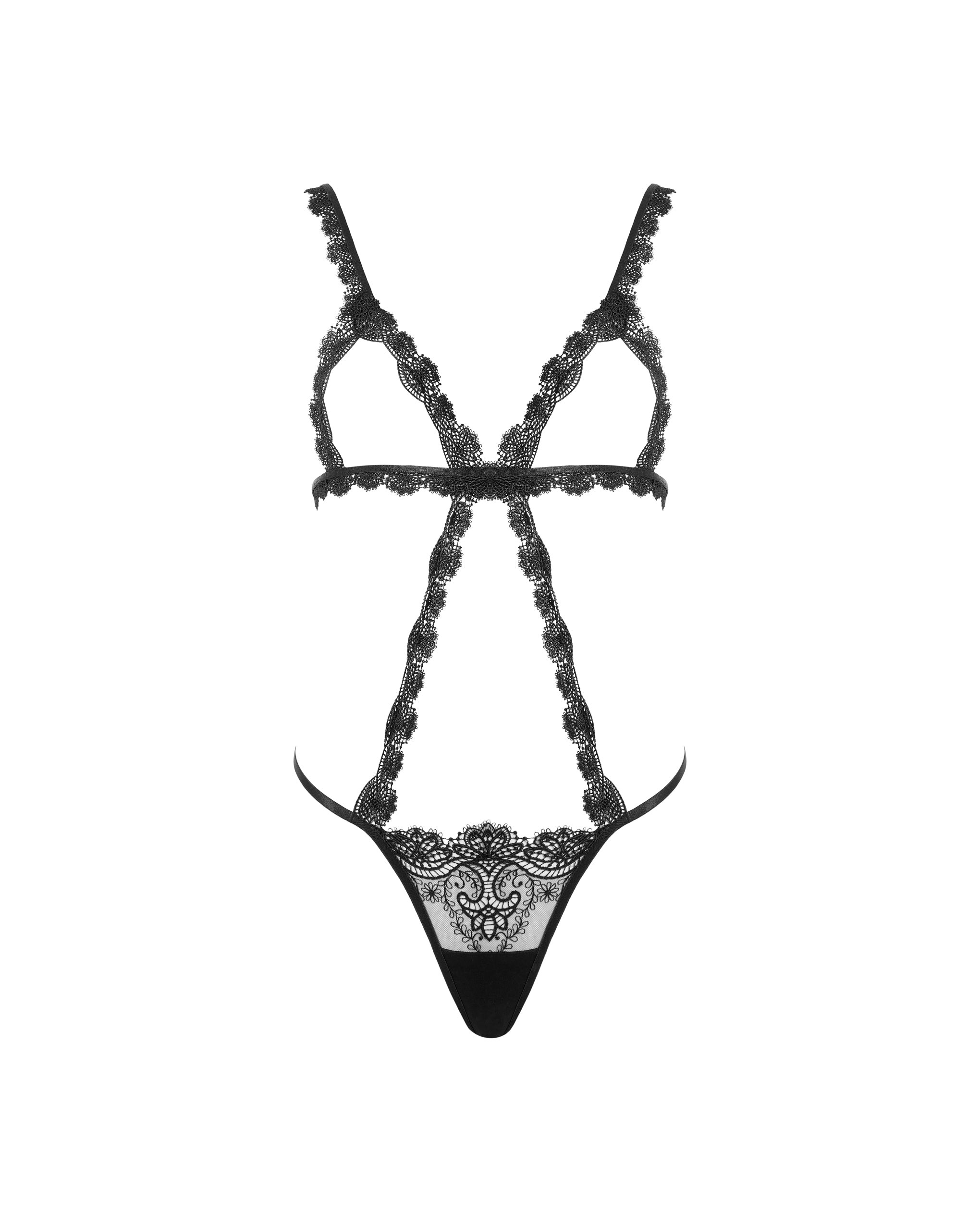 Body ouvert Arella Noir