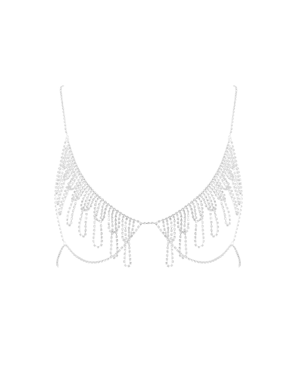 Soutien-gorge Ouvert Diamant Estelle Argent